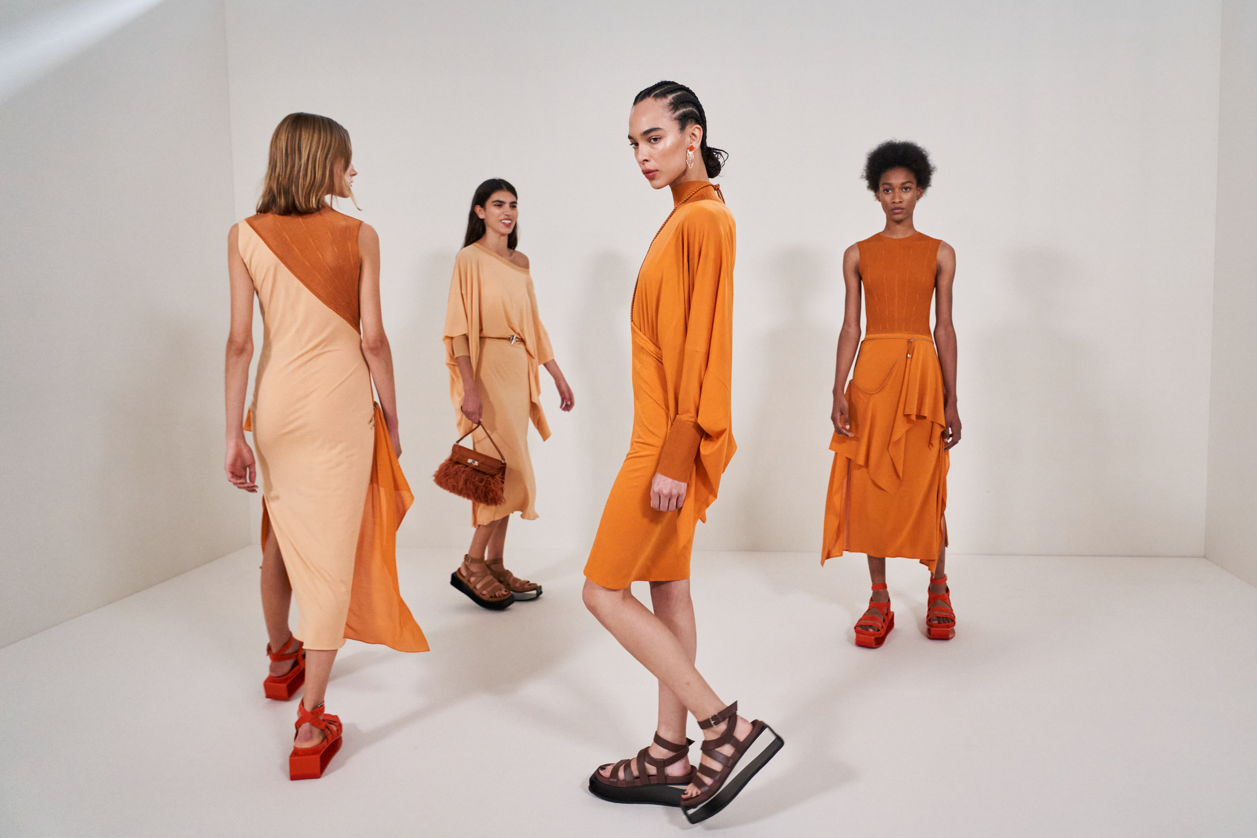 Hermes Spring 2023 Fashion Show Backstage