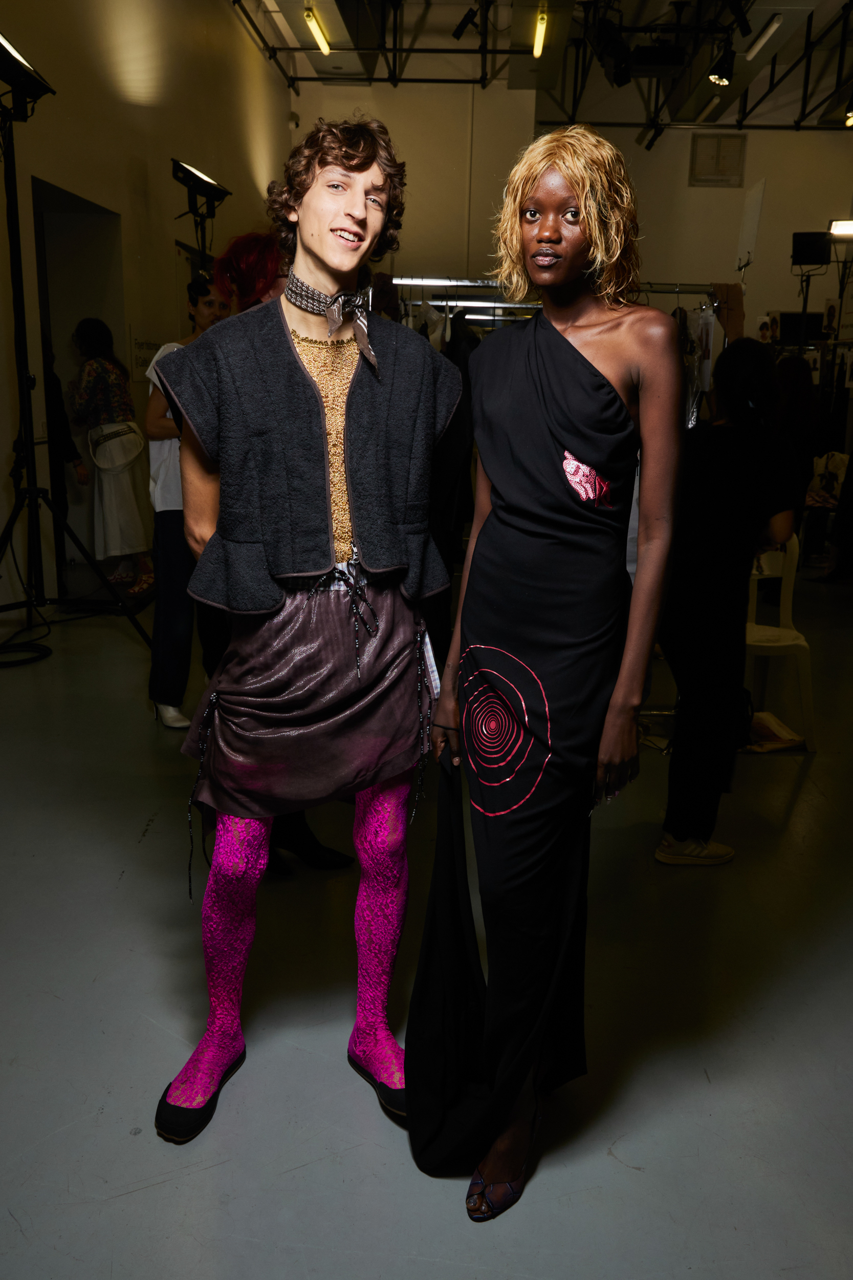 Andreas Kronthaler For Vivienne Westwood Spring 2023 Fashion Show Backstage