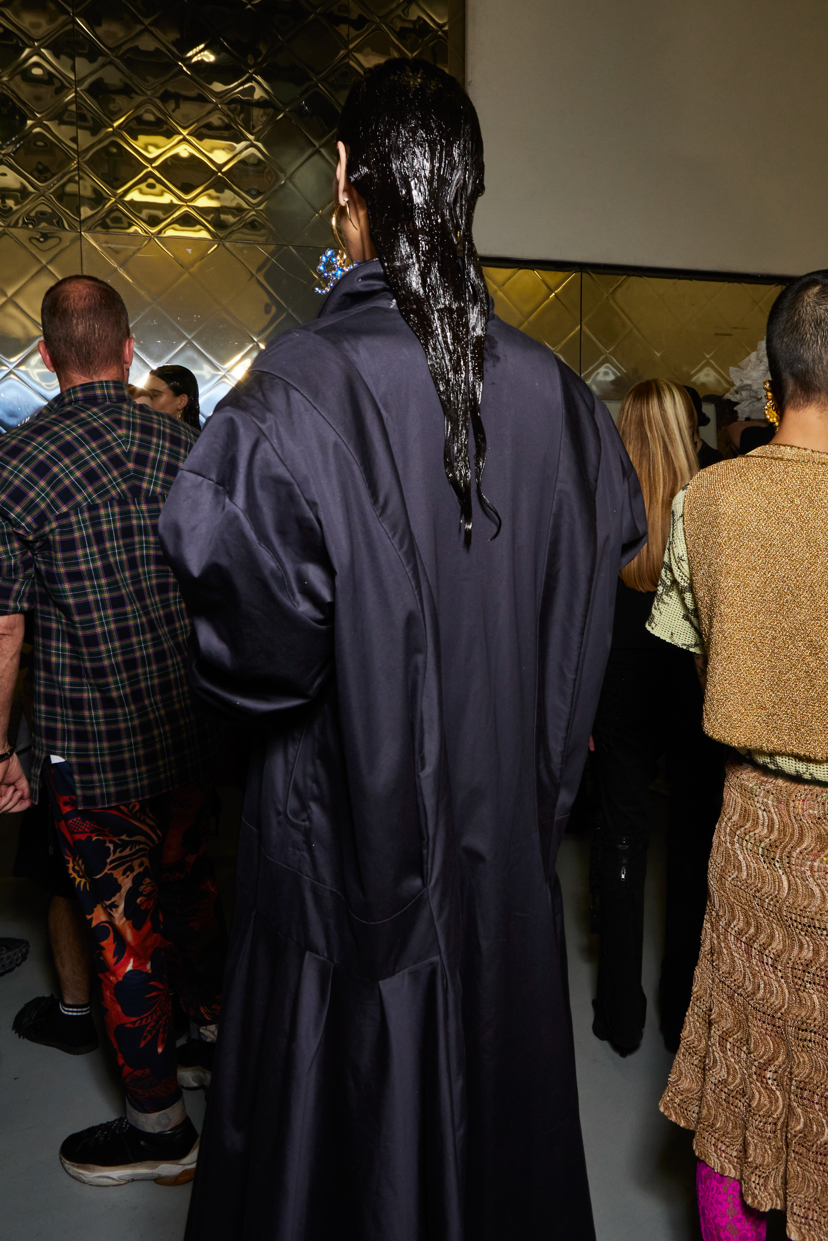 Andreas Kronthaler For Vivienne Westwood Spring 2023 Fashion Show Backstage