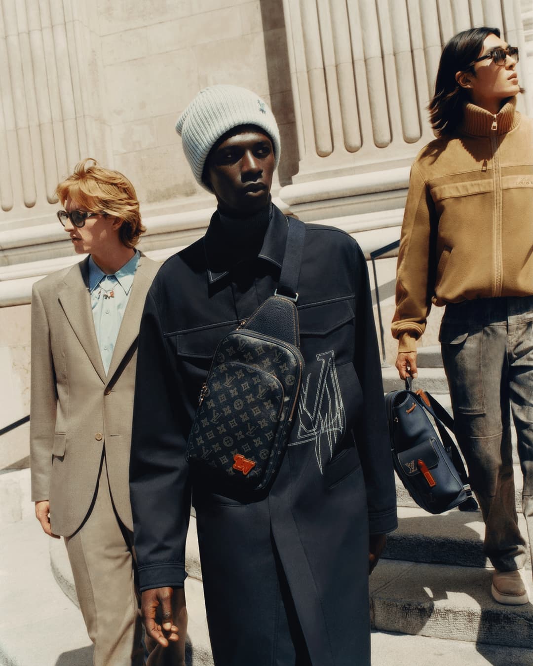 MANIFESTO - BACK-TO-WORK BASICS GET ITS STREET CRED: Louis Vuitton's  Menswear Pre-Spring 2021 Collection
