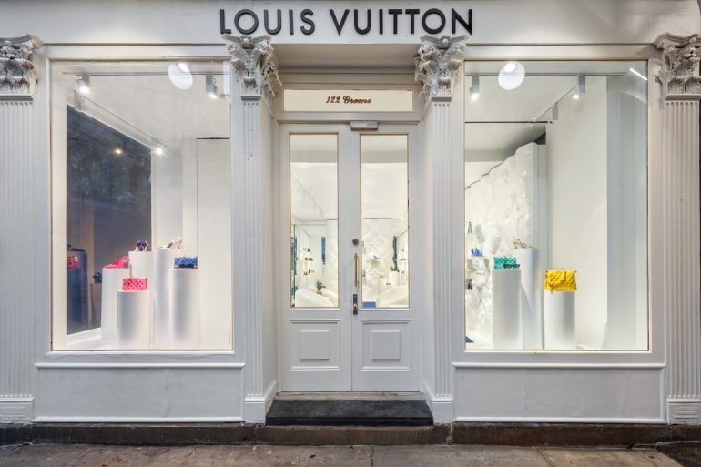 Louis Vuitton Celebrates the new Sparkle Pump Collection at SoHo Pop-up