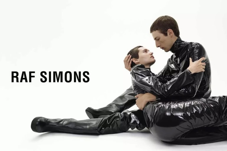 Raf Simons fall 2022 ad campaign photo