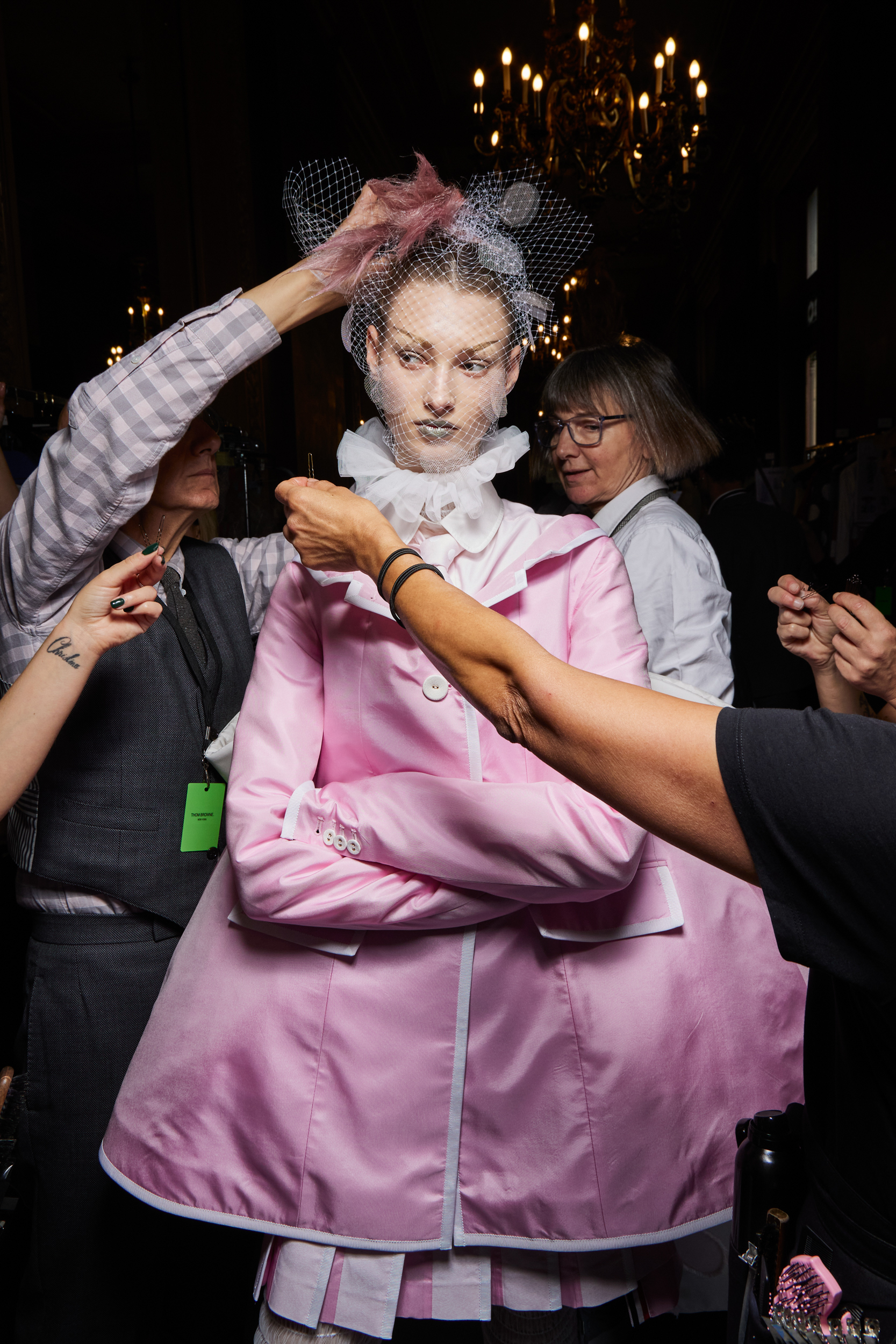 Thom Browne Spring 2023 Fashion Show Backstage