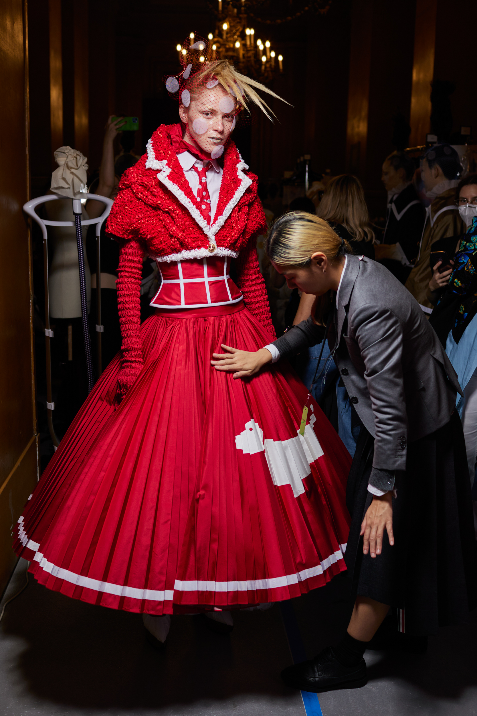 Thom Browne Spring 2023 Fashion Show Backstage