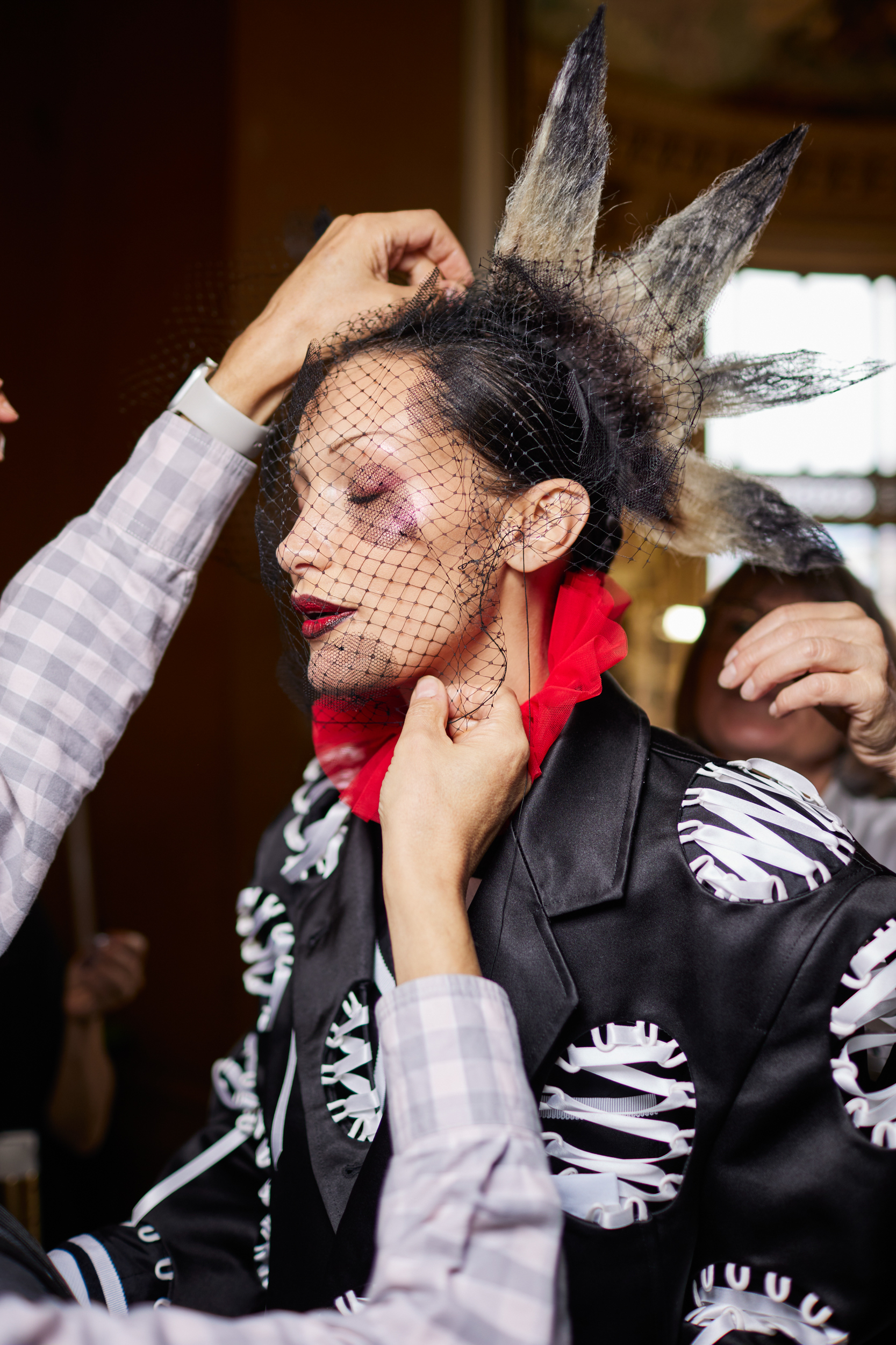 Thom Browne Spring 2023 Fashion Show Backstage