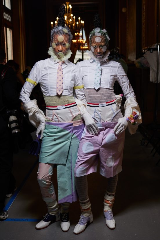 Thom Browne Spring 2023 Fashion Show Backstage