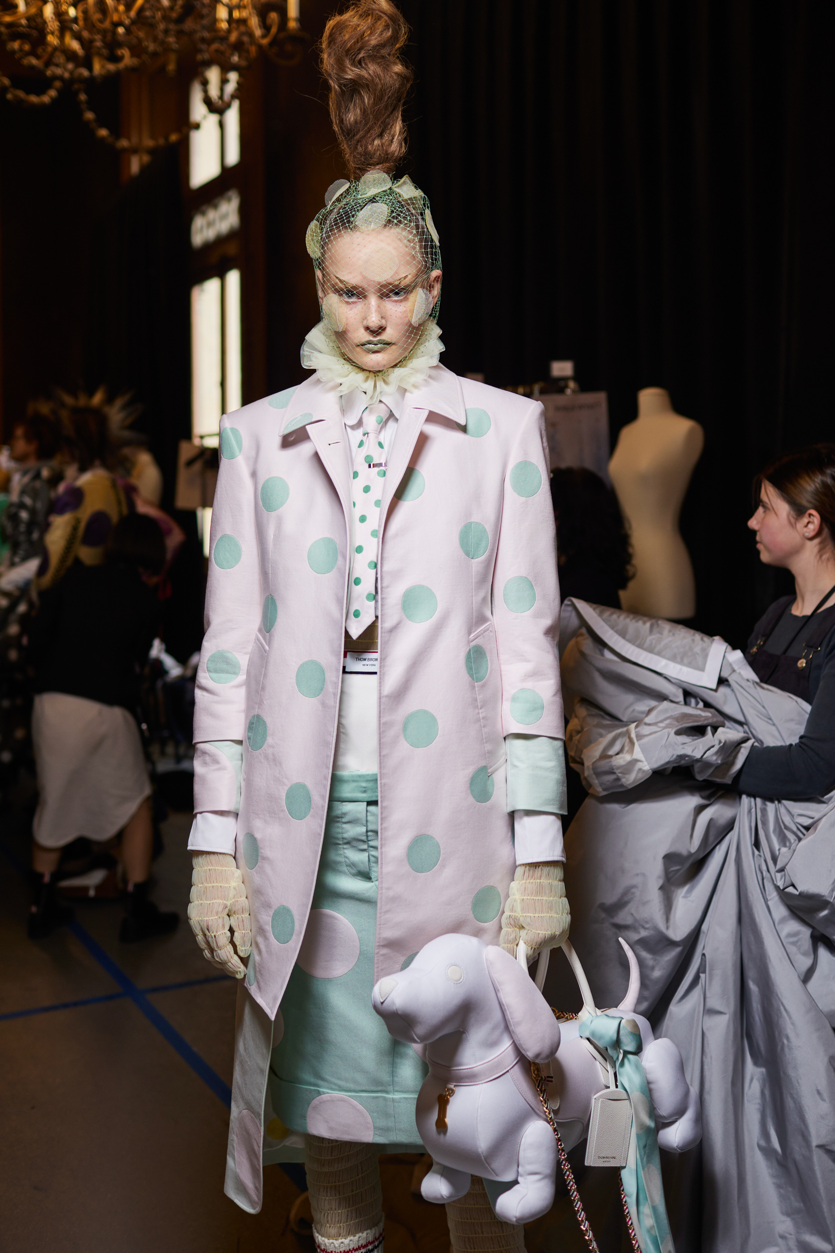 Thom Browne Spring 2023 Fashion Show Backstage