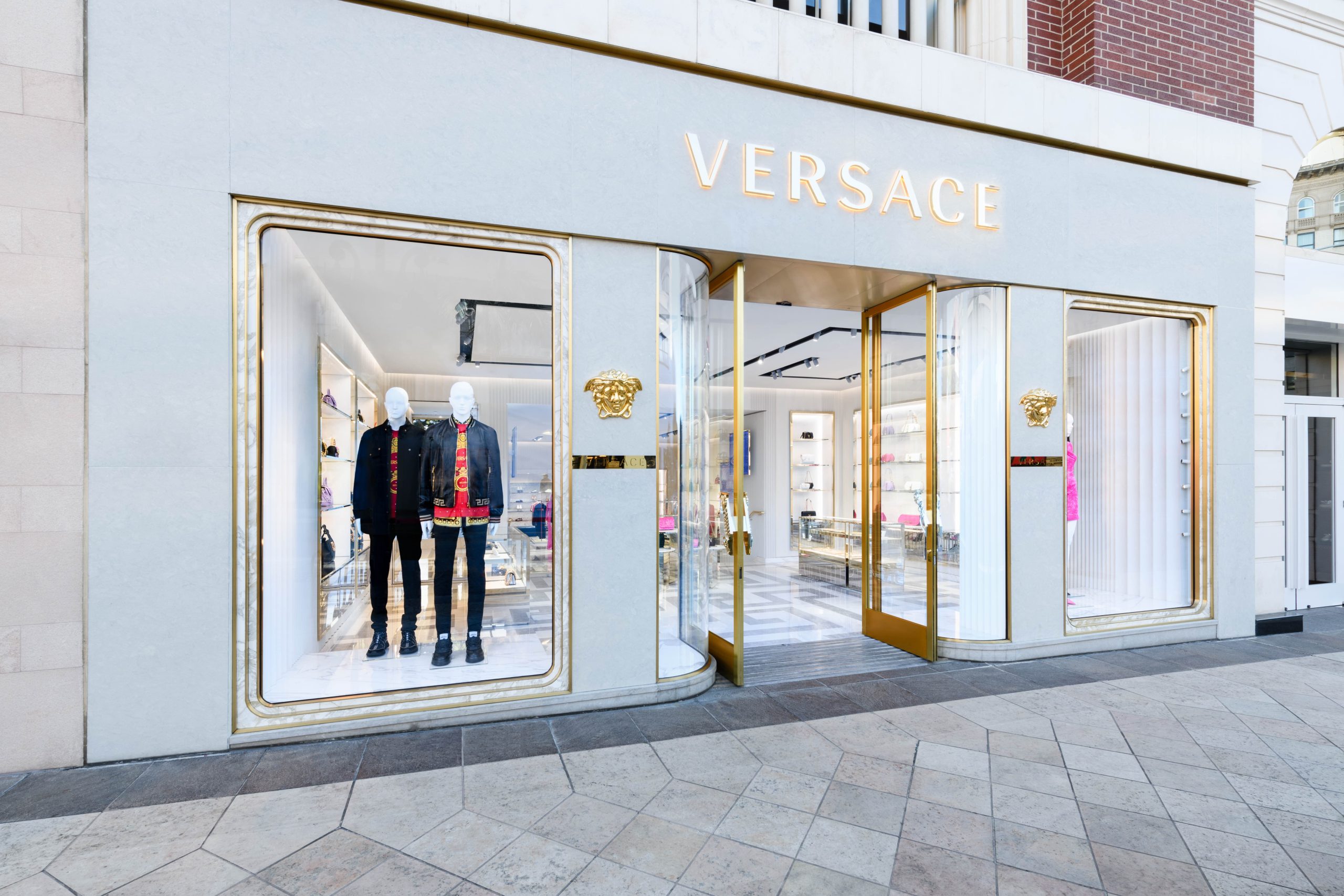 Versace Unveils New Boutique In San Diego California's Fashion Valley Mall