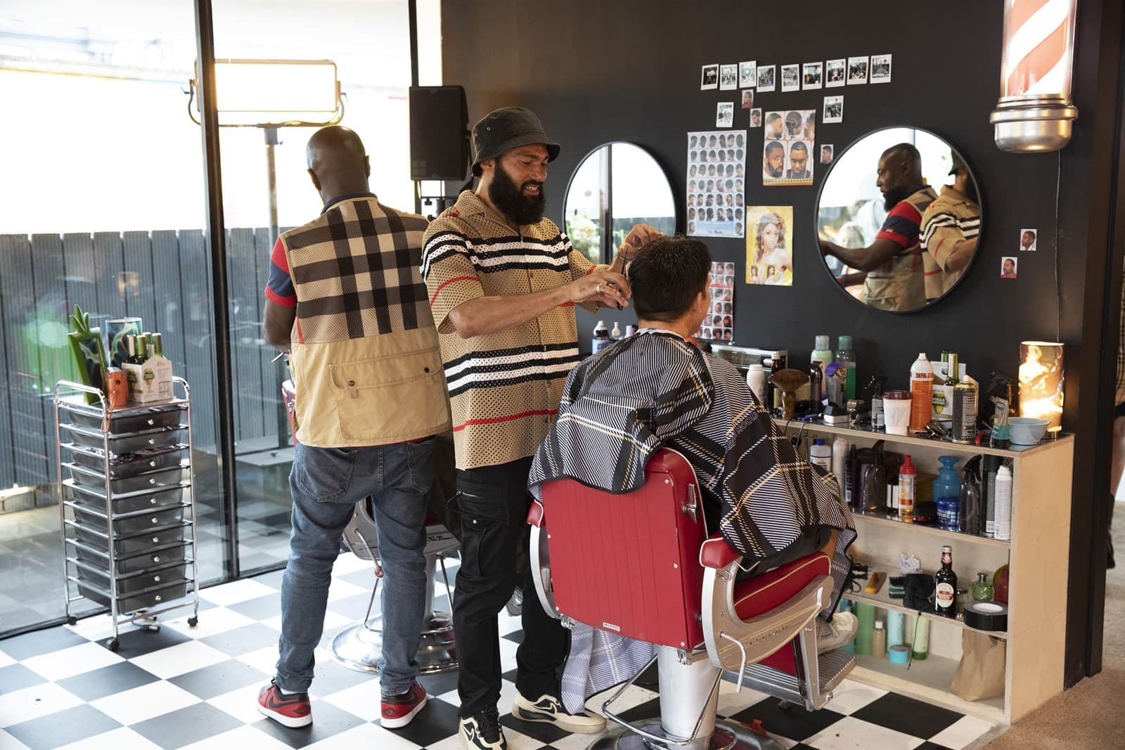 Burberry x Dazed Whitby Street Takeover with Dat Barber Nat