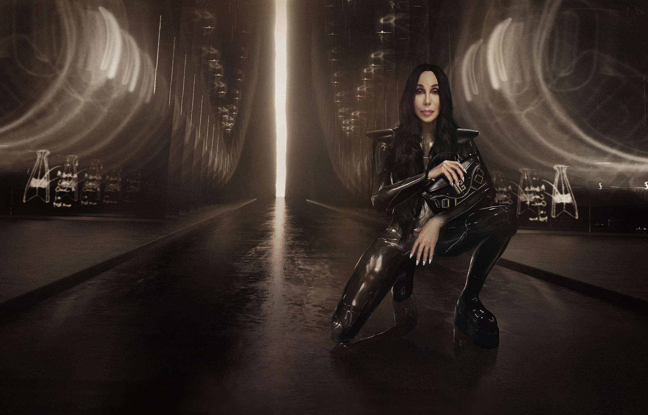 Balmain X Cher 'The Blaze Bag' Ad Campaign