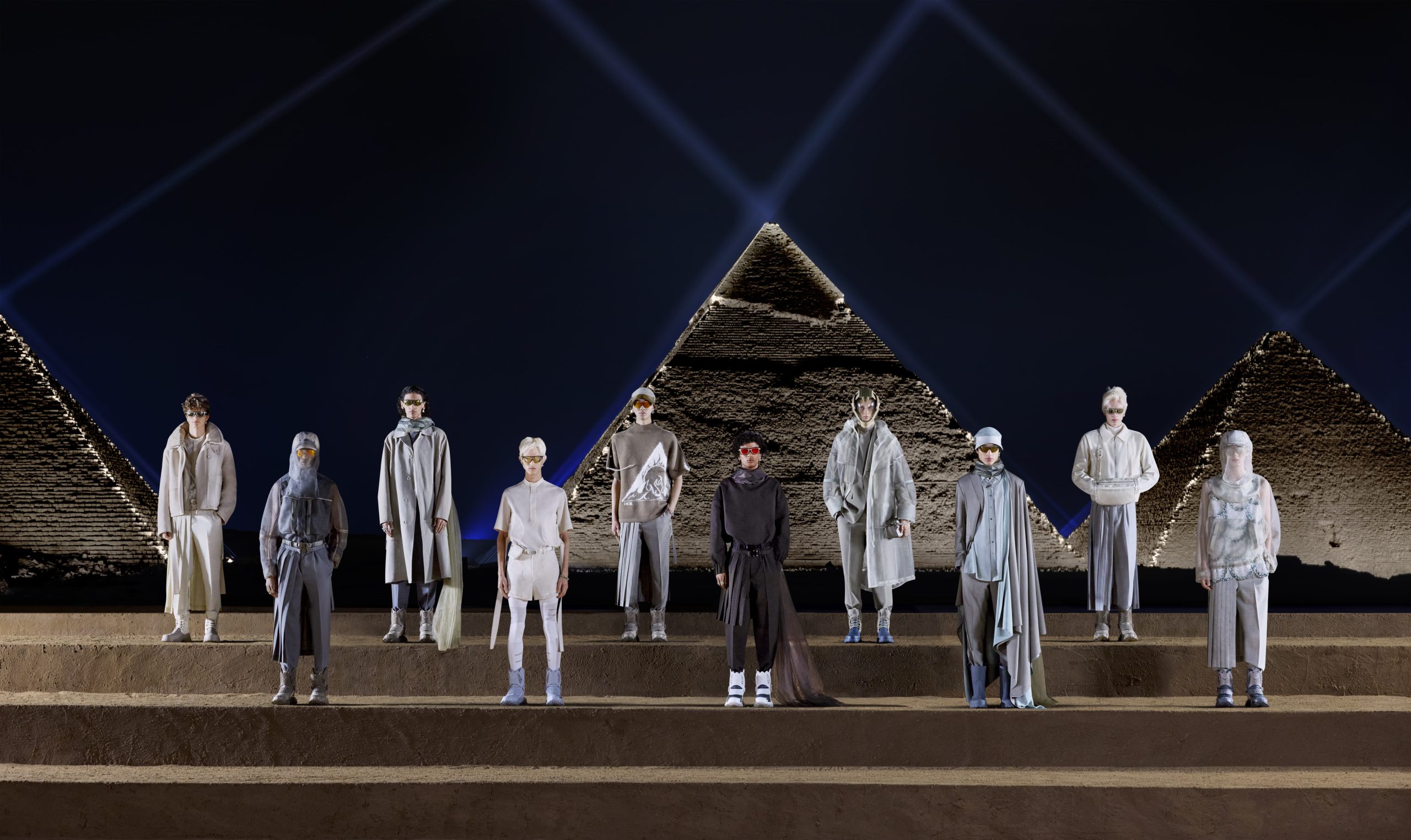 Dior Men's Fall 2023 Fashion Show Ginza Egypt