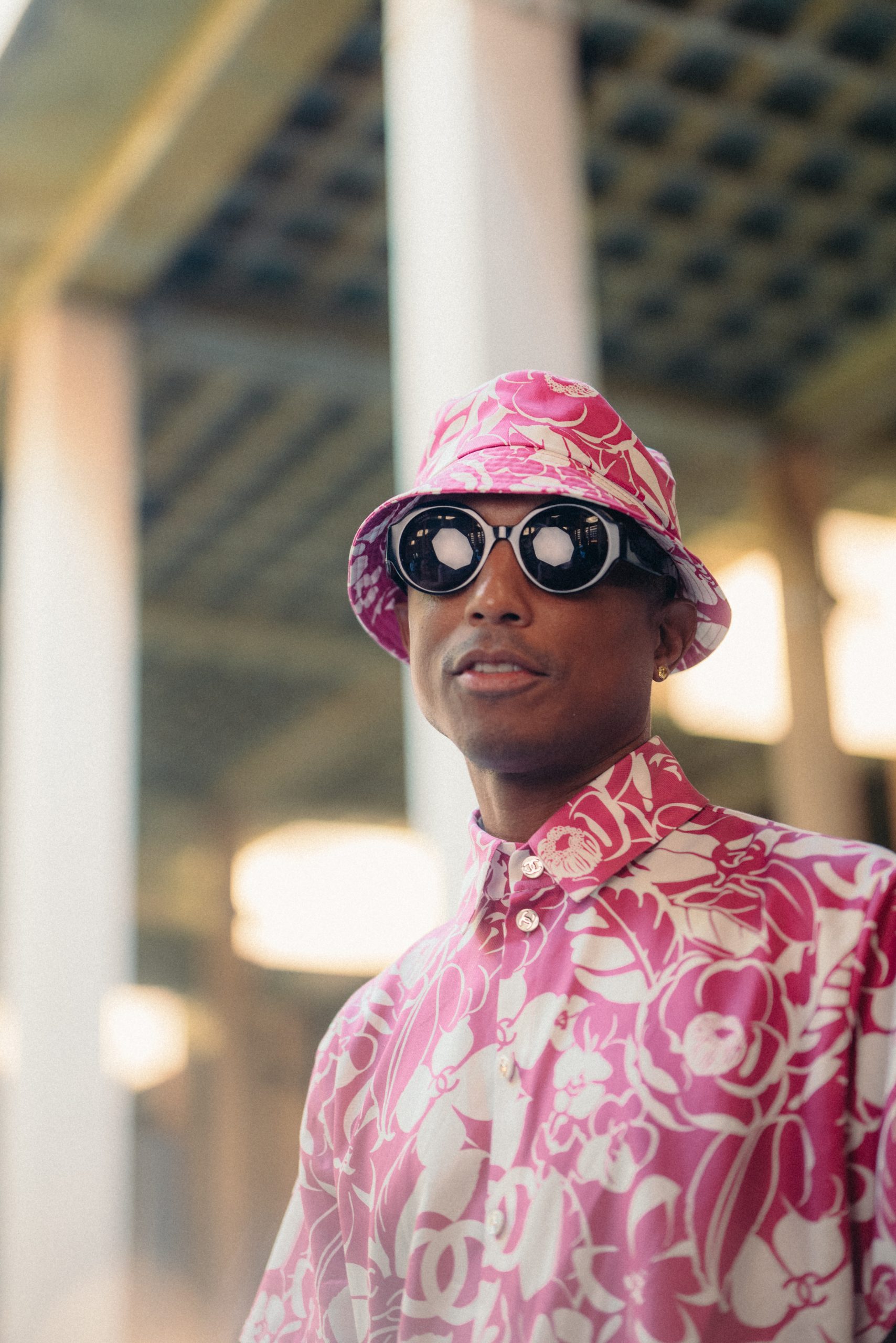 Pharrell Williams was the guest of honor at the Chanel Métiers d'Arts show