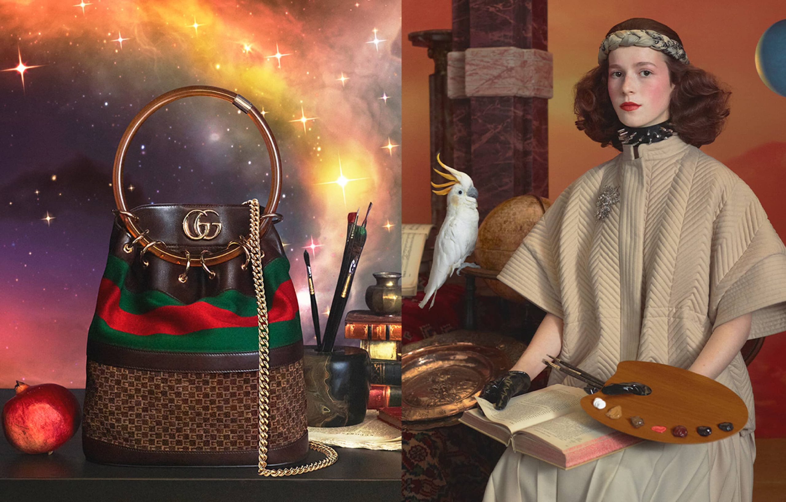 Gucci Cosmogonie Resort 2023 ad campaign photo by Mert & Marcus