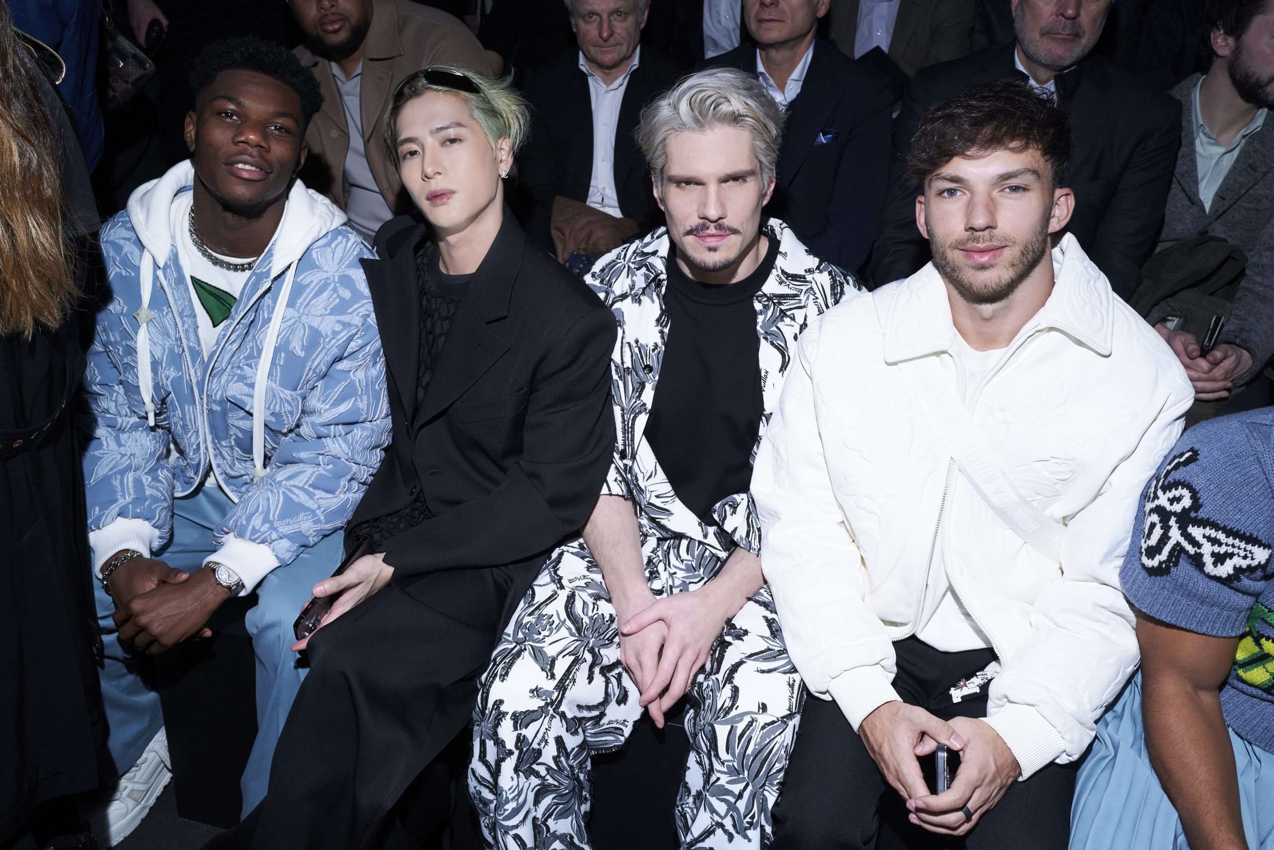 The Best Front Row Looks At The Louis Vuitton Men's Runway Show