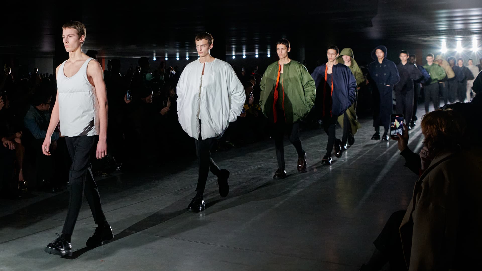 Prada Fall 2023 Men’s Fashion Show Atmosphere | The Impression