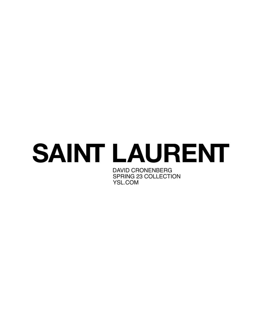 Saint Laurent 'The Director’s Cut⁣' Spring 2023 Ad Campaign | The ...