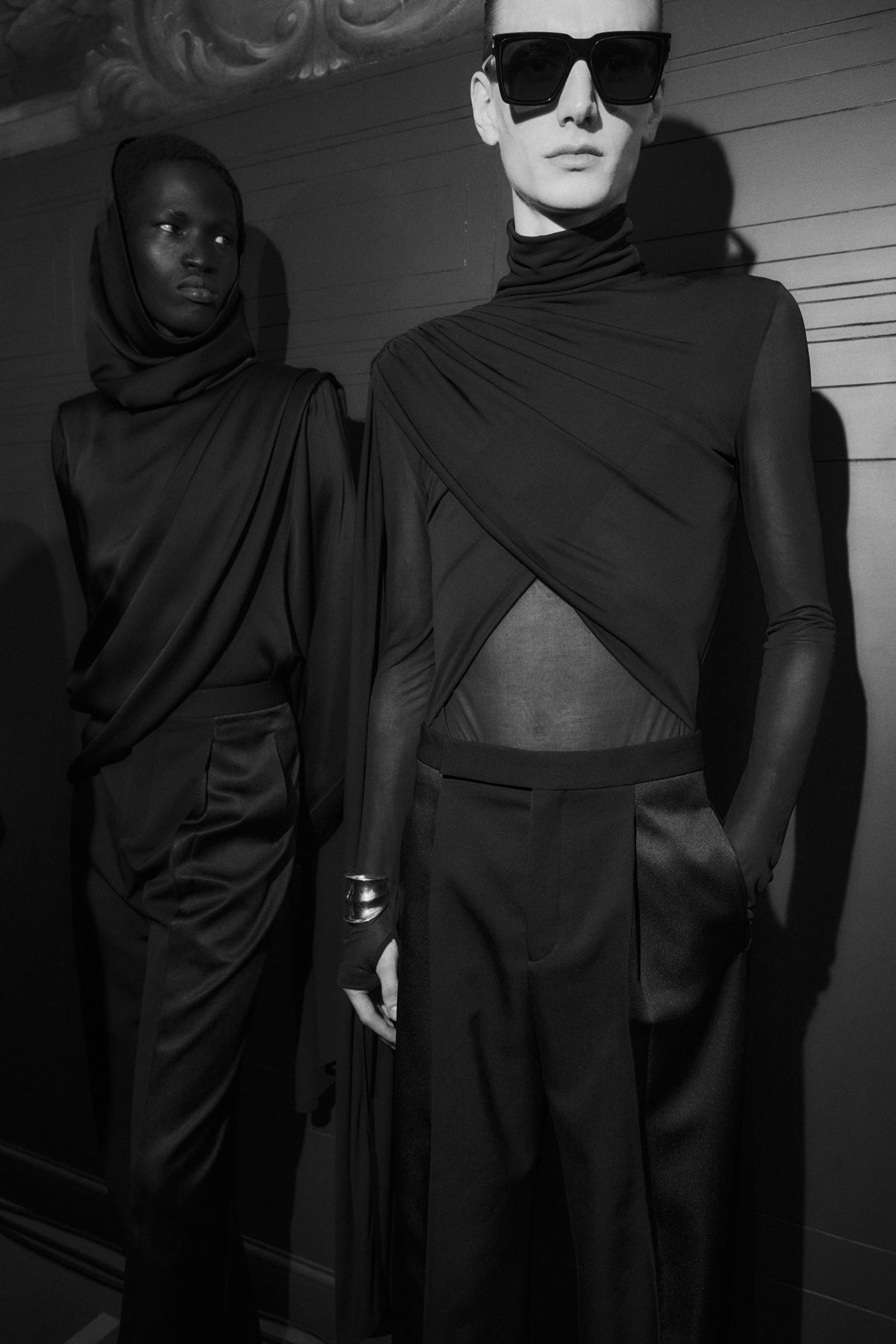 Saint Laurent Fall 2023 Men’s Fashion Show Backstage | The Impression