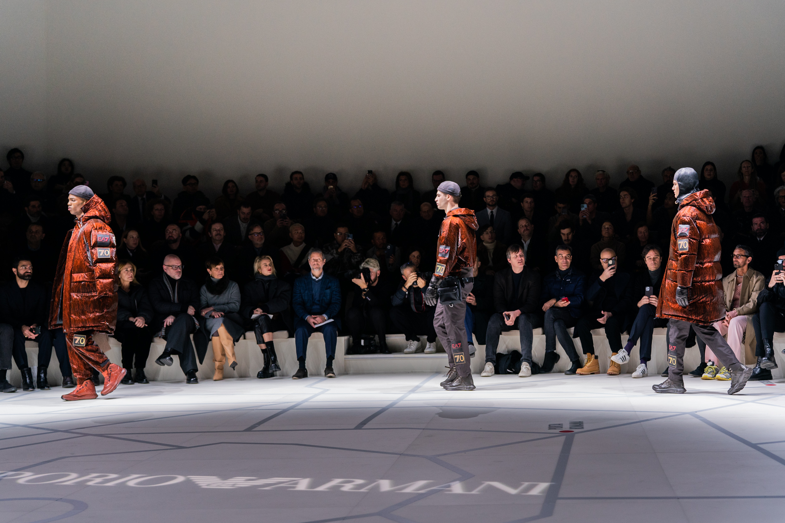 Emporio Armani  Fall 2023 Men’s Fashion Show Atmosphere