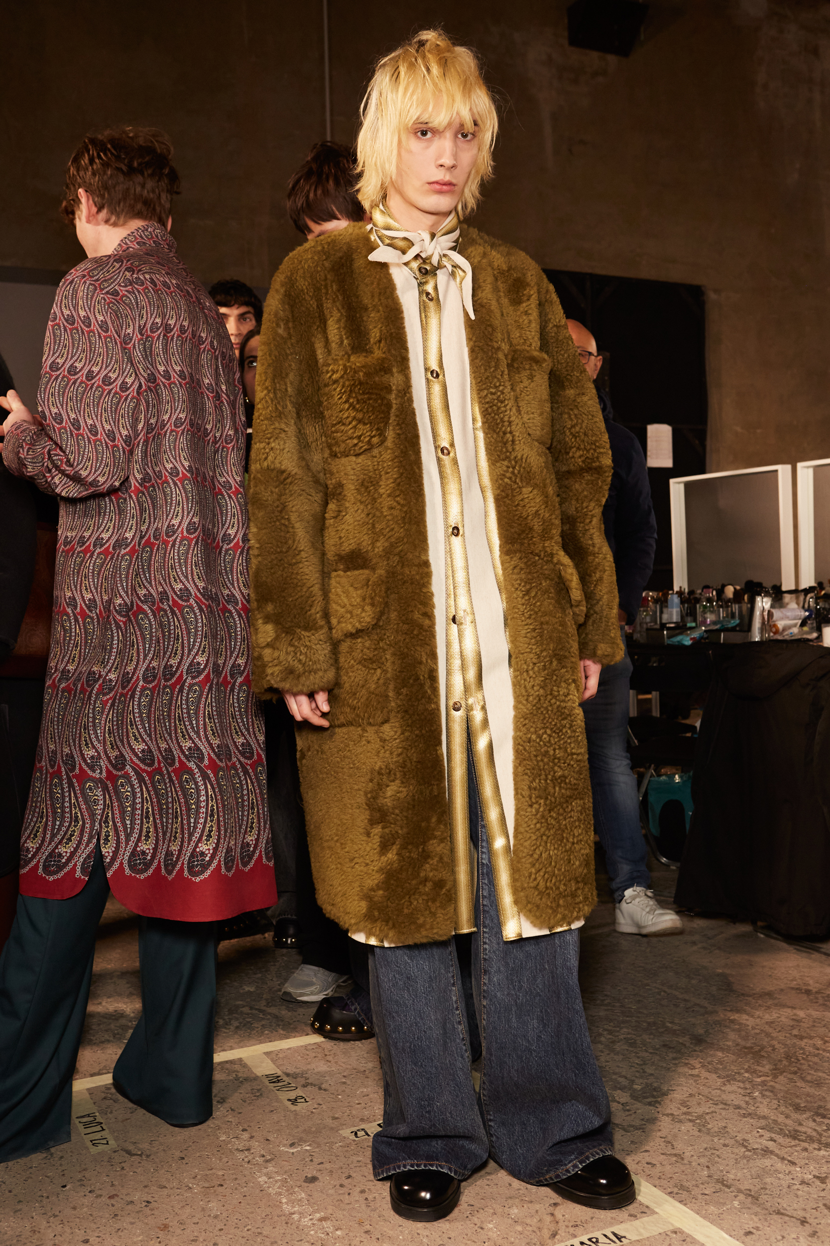 Etro  Fall 2023 Men’s Fashion Show Backstage