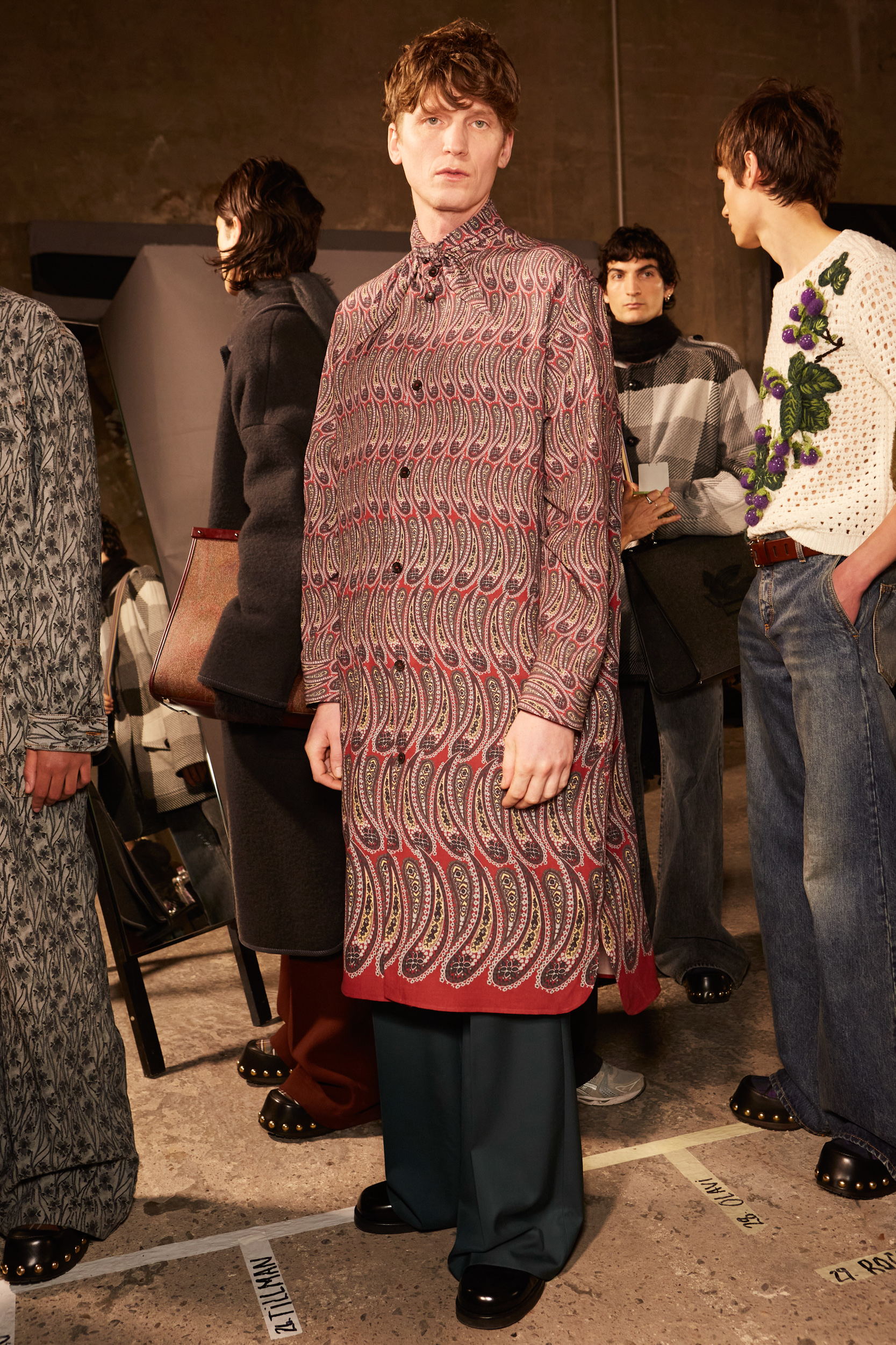 Etro  Fall 2023 Men’s Fashion Show Backstage