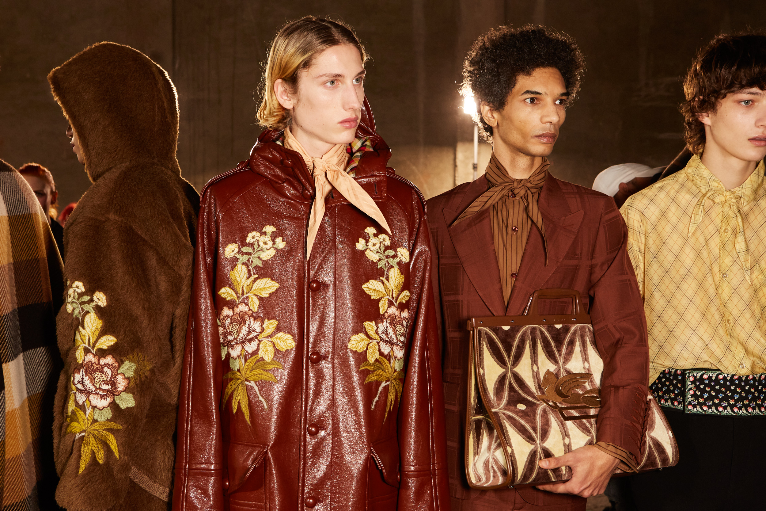 Etro  Fall 2023 Men’s Fashion Show Backstage