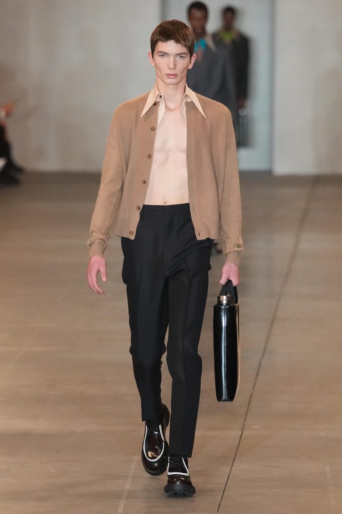 Prada Bags: The Unexpected Star of Men's Fashion Week AW23 - GUAP