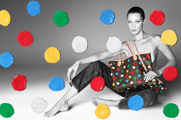 Louis Vuitton x Yayoi Kusama part 2 2023 ad campaign photo by Steven Meisel