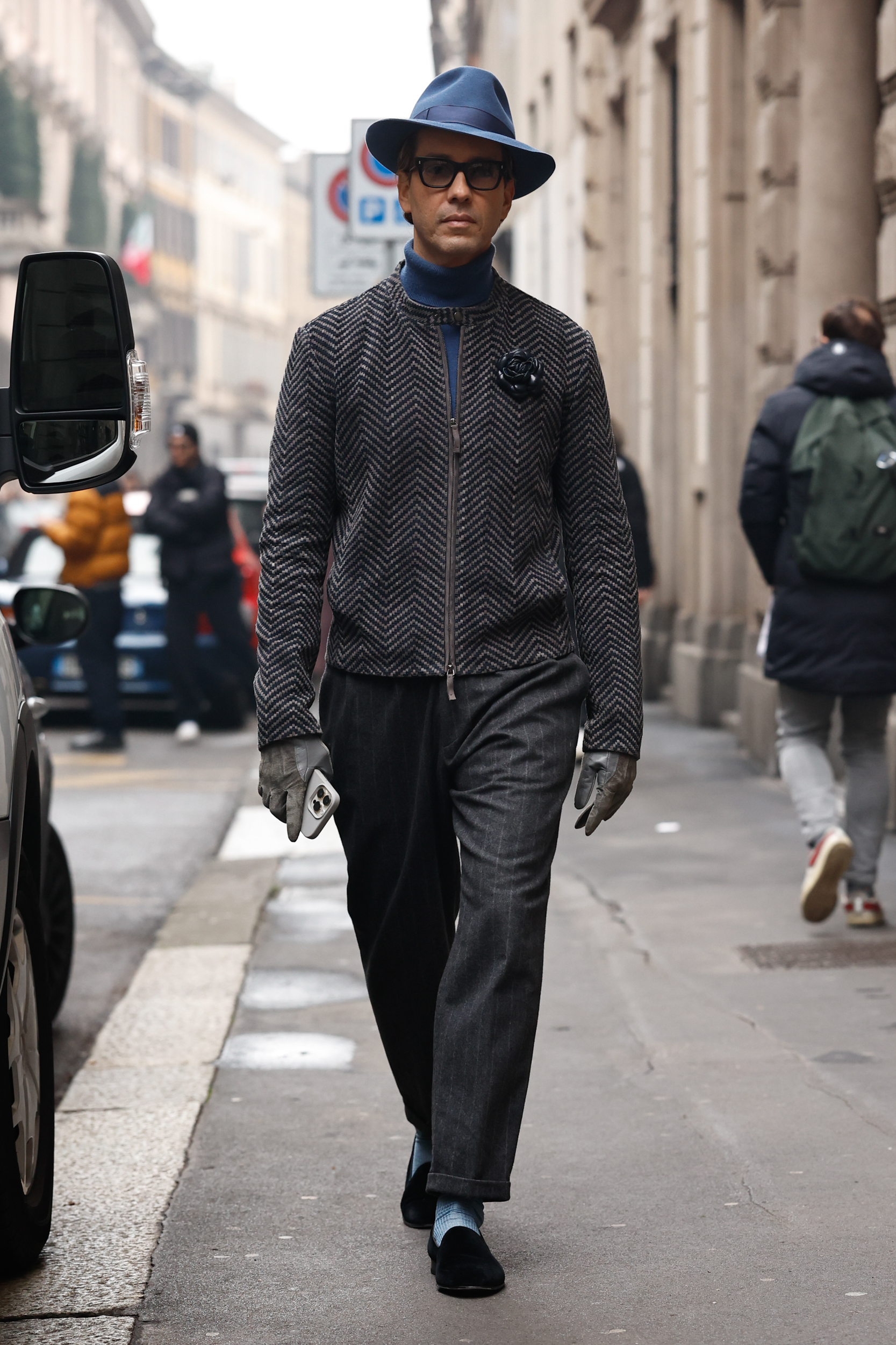 Milan Men's Street Style Fall 2023 Shows