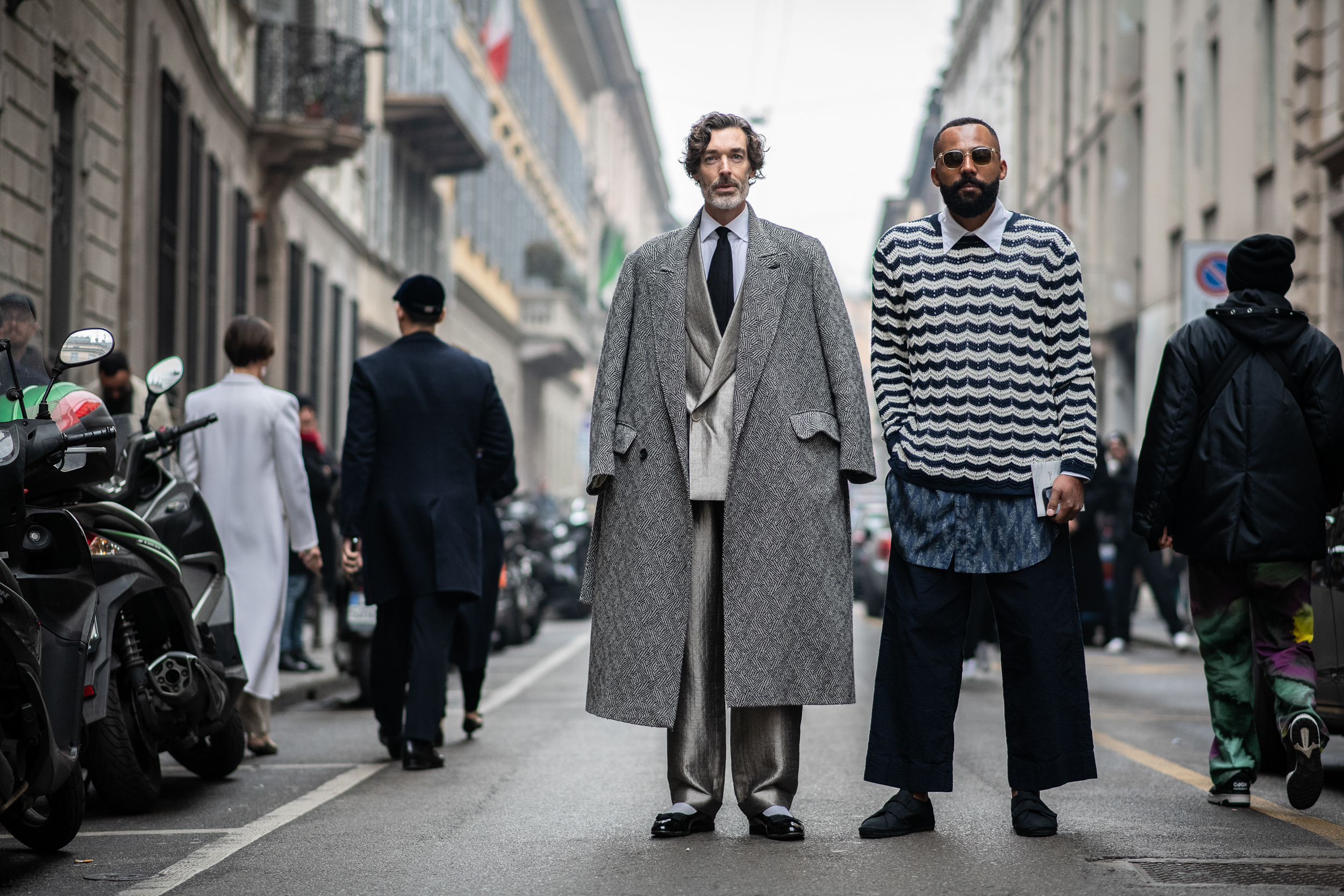 Milan Men's Street Style Fall 2023 Shows