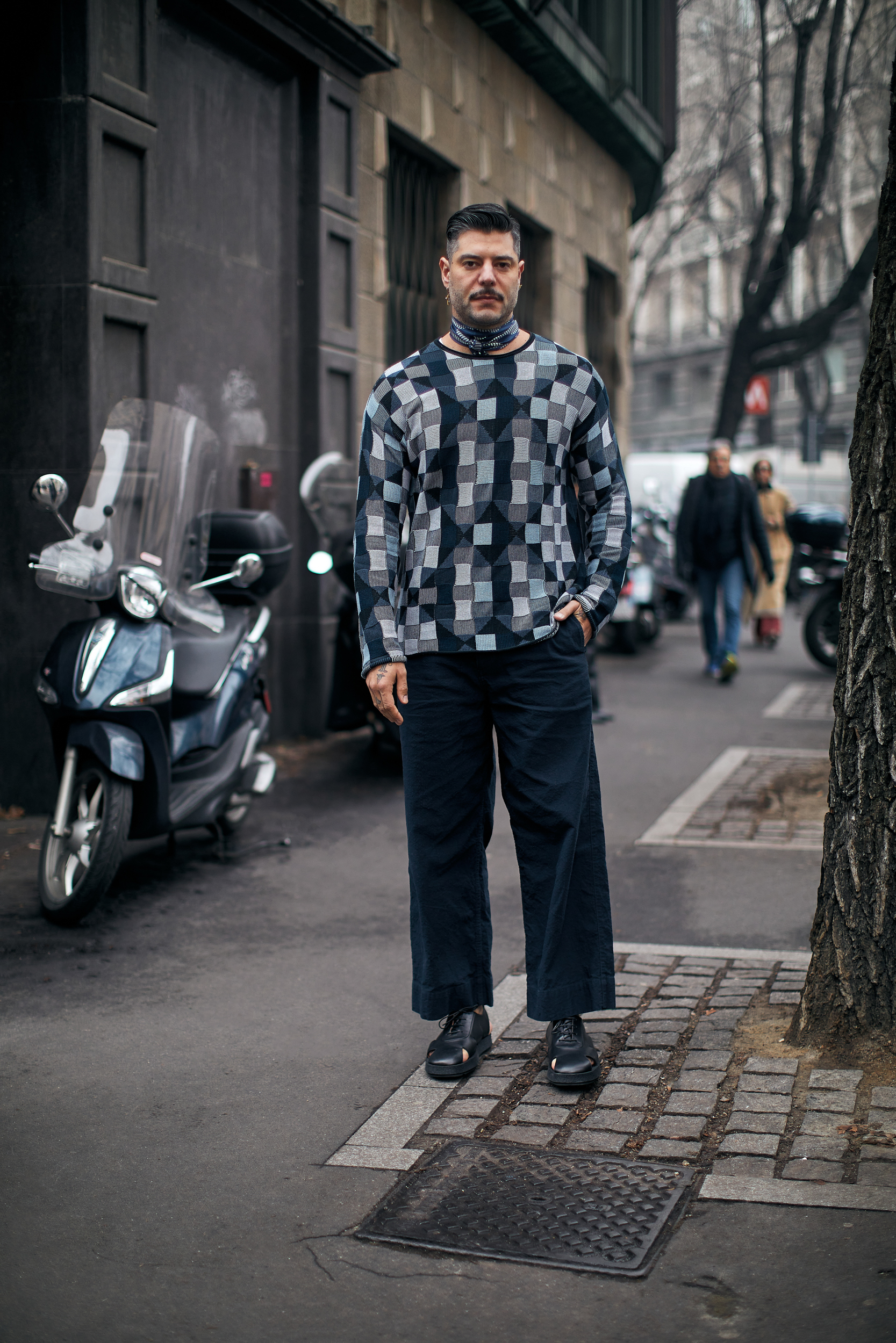 Milan Men's Street Style Fall 2023 Shows