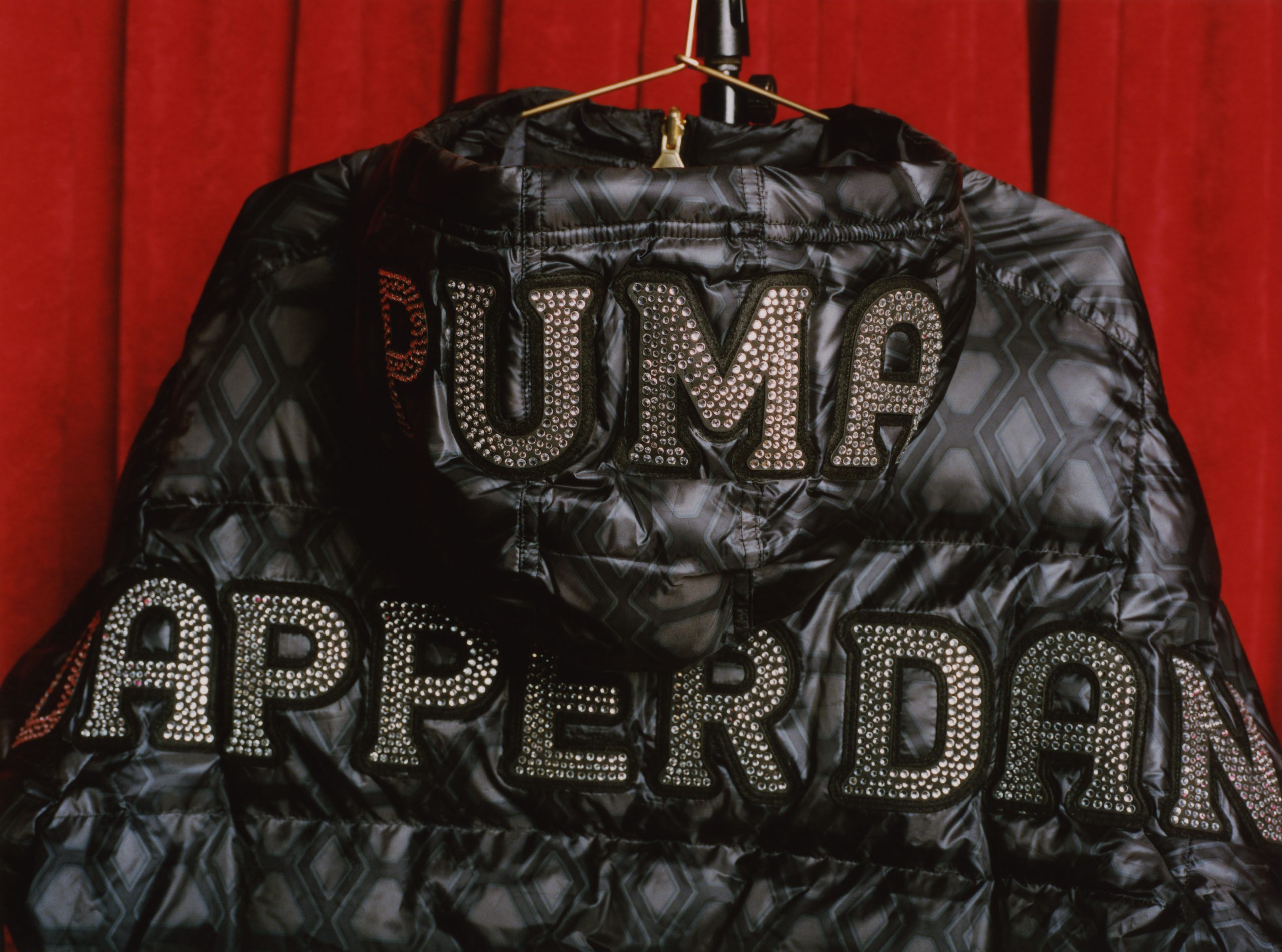 PUMA Dapper Dan Reversible Padded Jacket in Gray for Men