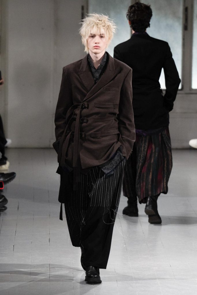 Yohji Yamamoto  Fall 2023 Men’s Fashion Show