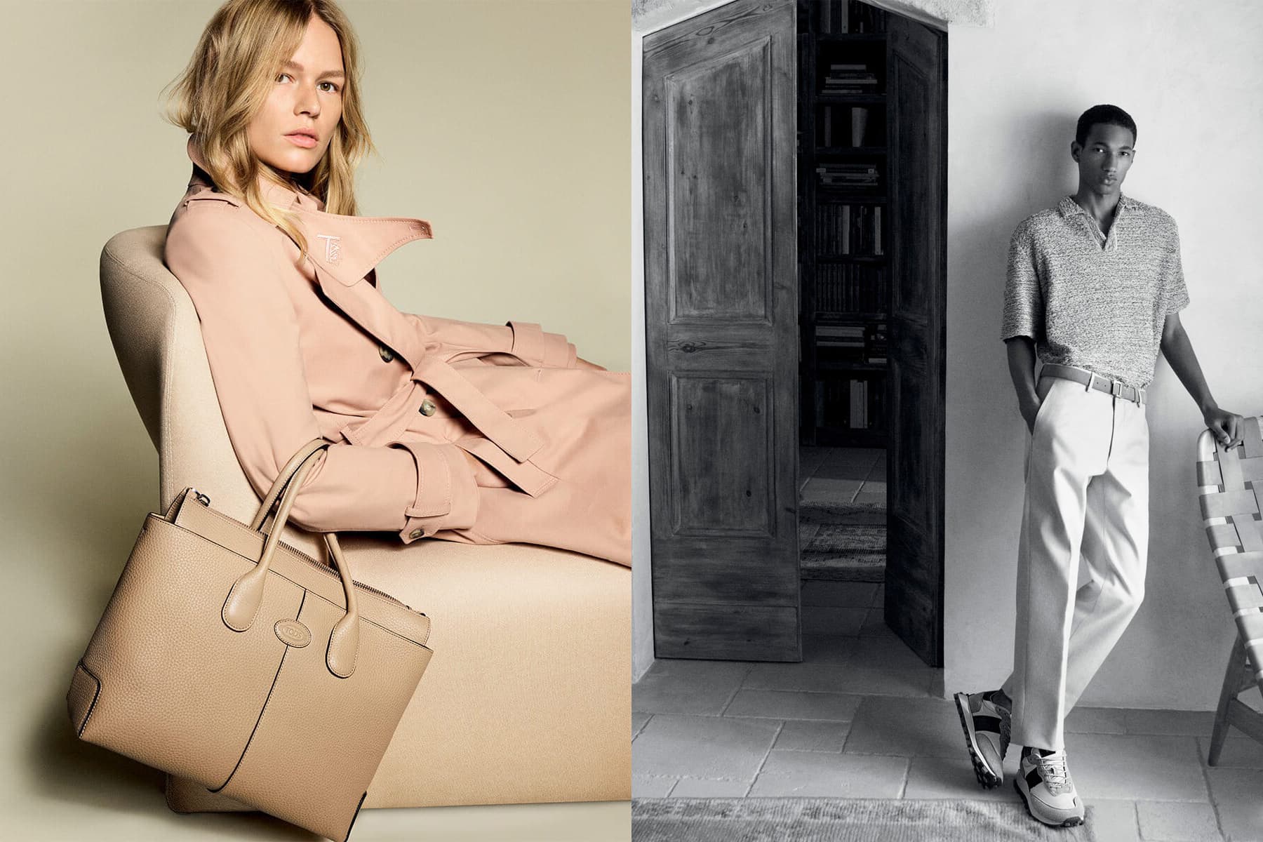 Tod's Pre-Spring 2023 ad campaign photos