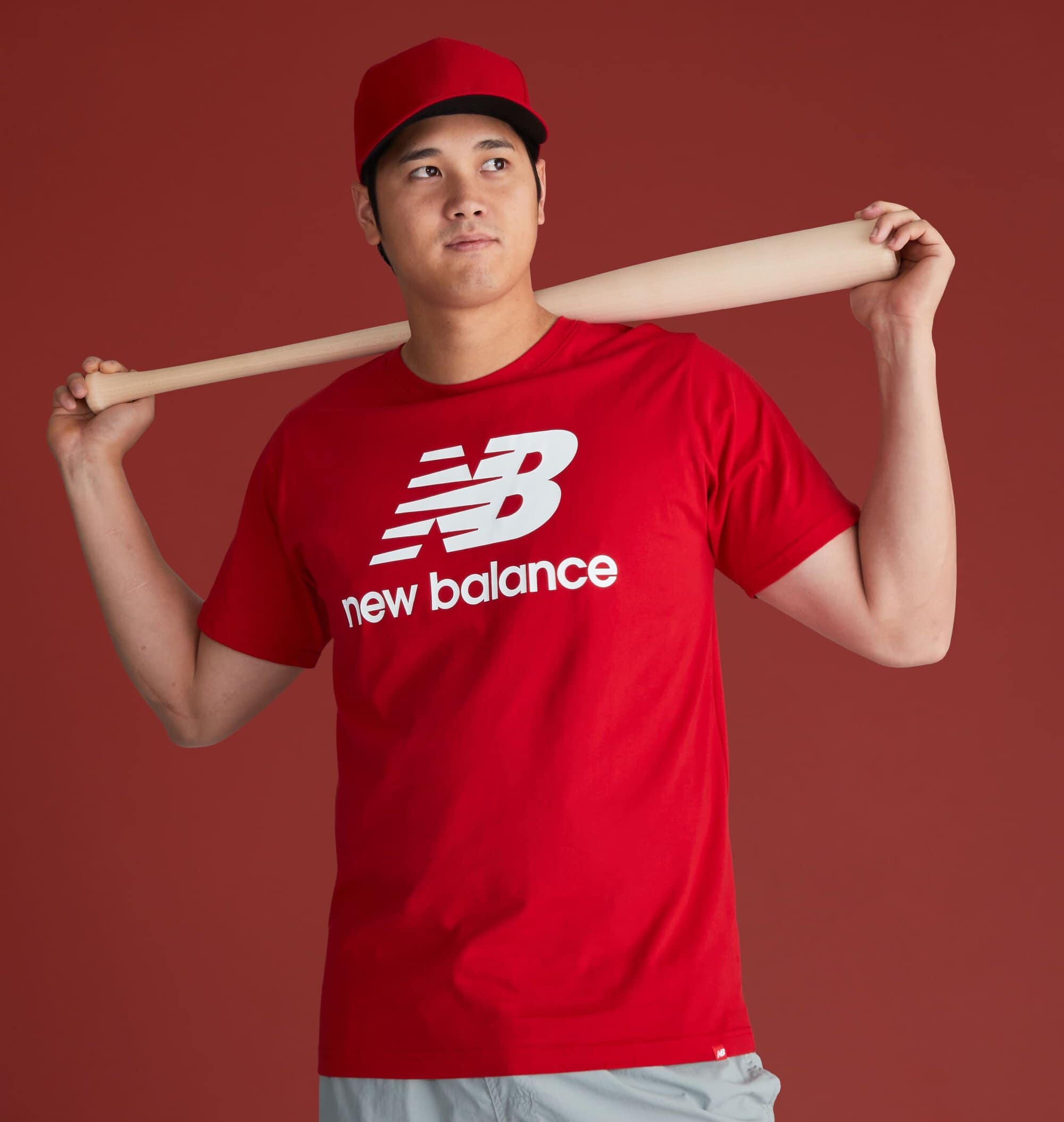 New Balance Shohei Otani Stacked Logo T-Shirt Black L