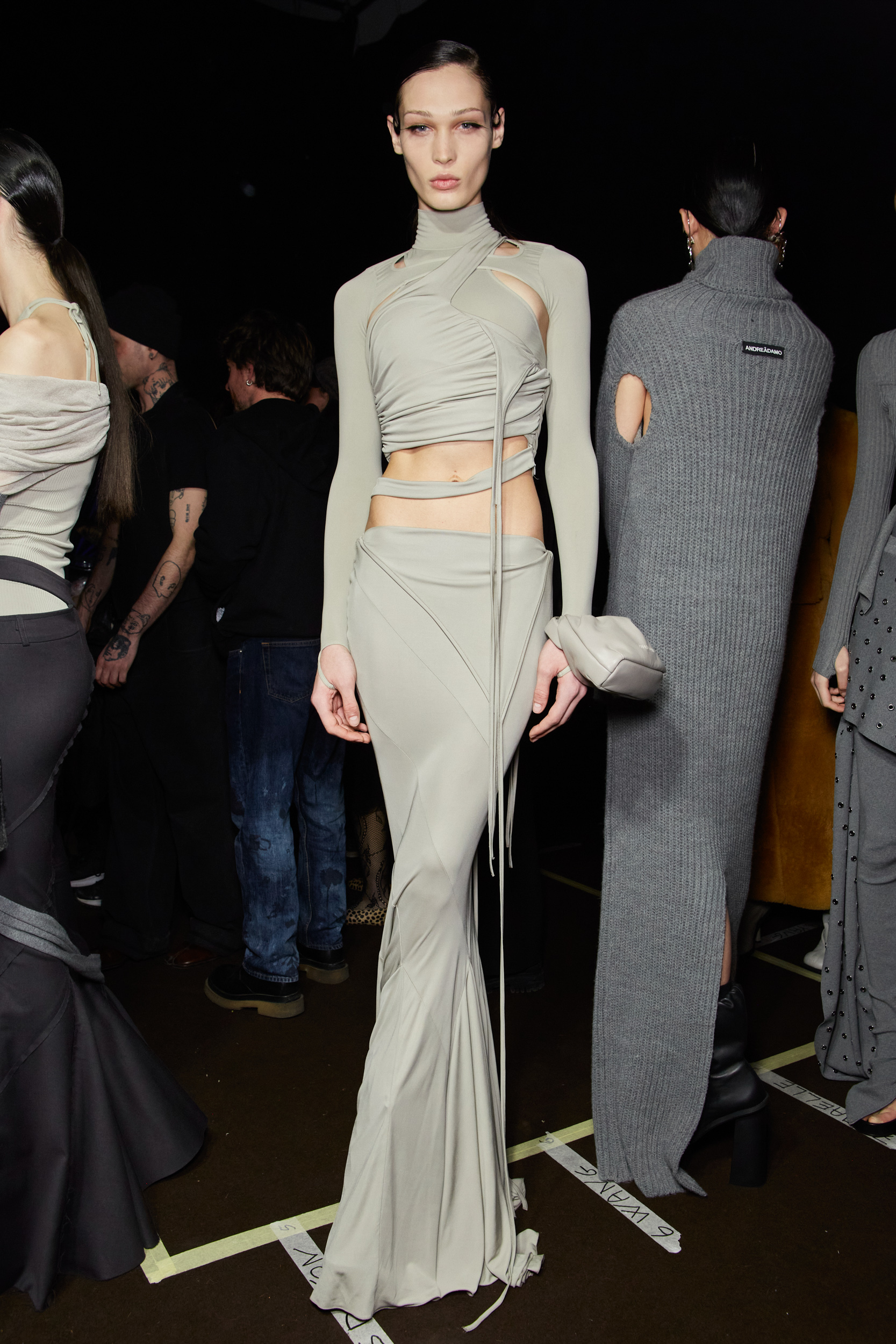 Andreadamo Fall 2023 Fashion Show Backstage