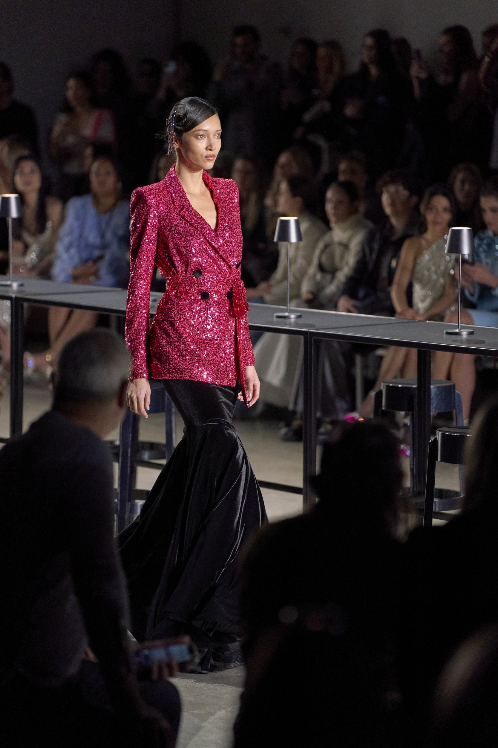 Badgley Mischka Fall 2023 Fashion Show Atmosphere