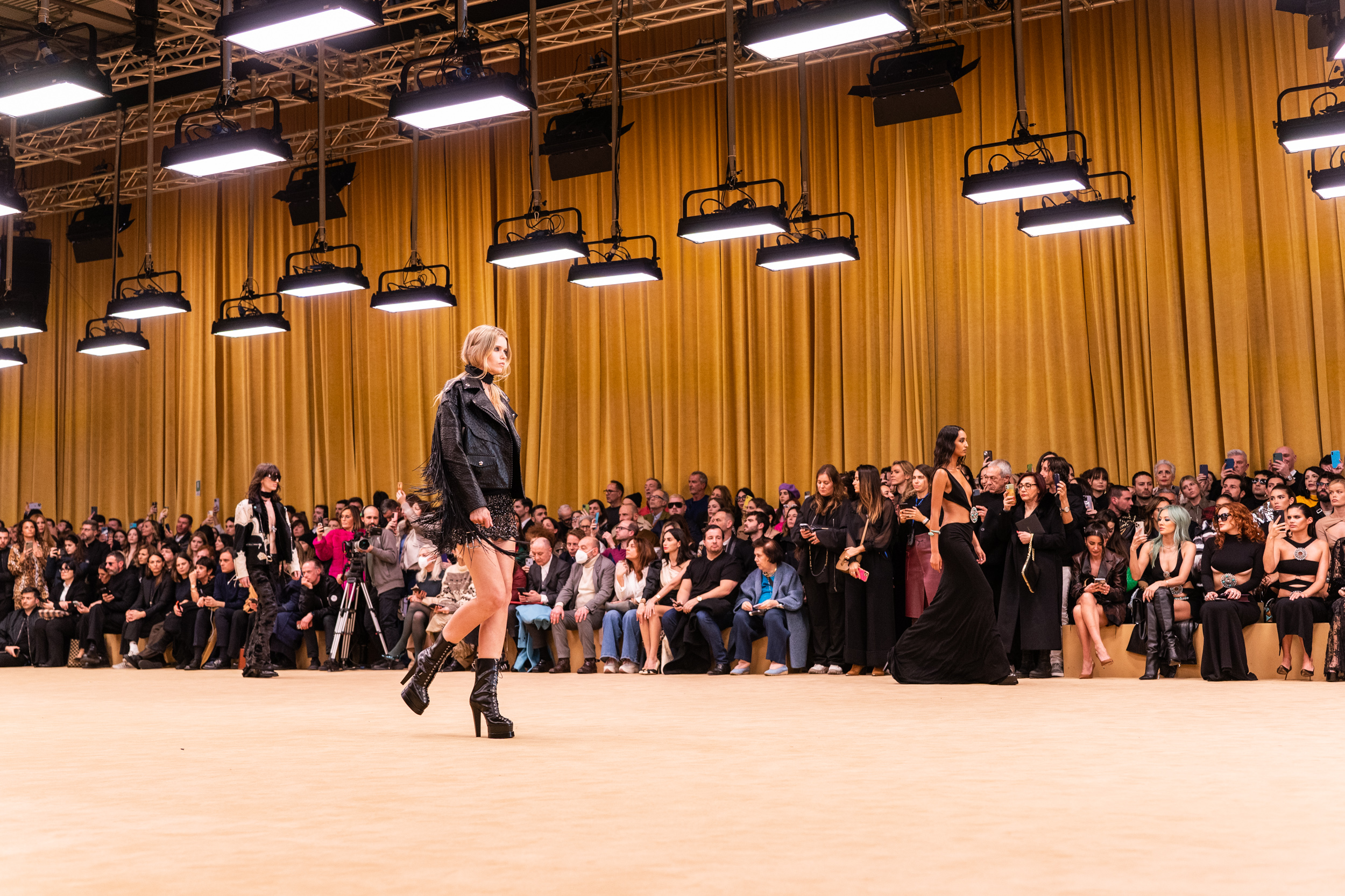 Roberto Cavalli Fall 2023 Fashion Show Atmosphere