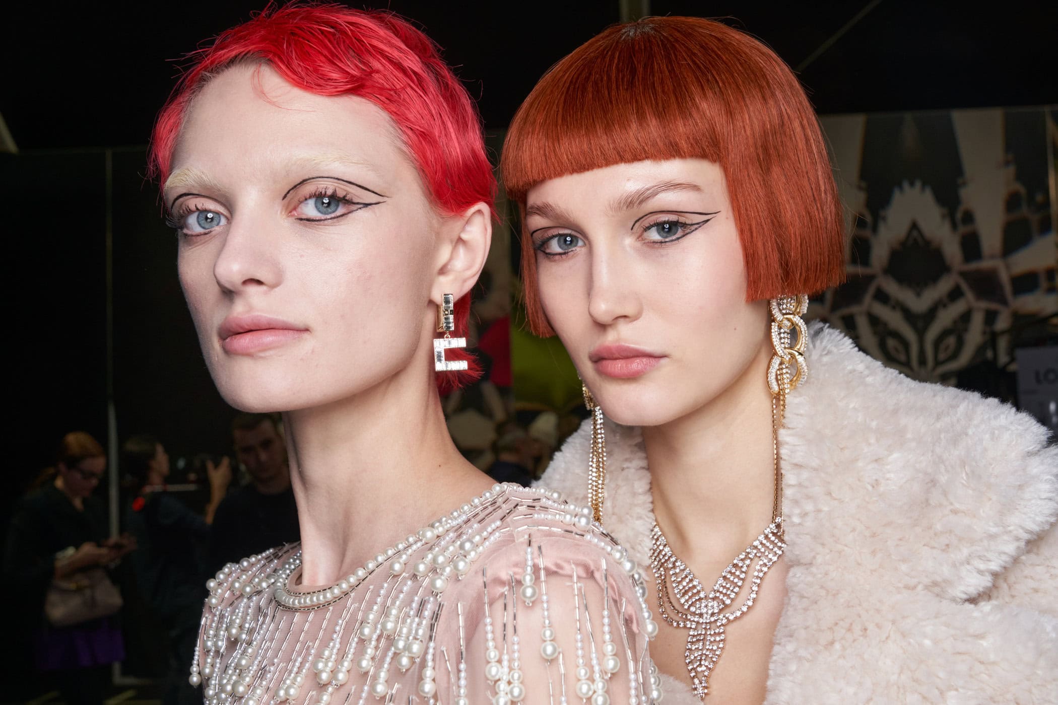 Elisabetta Franchi Fall 2023 Fashion Show Backstage
