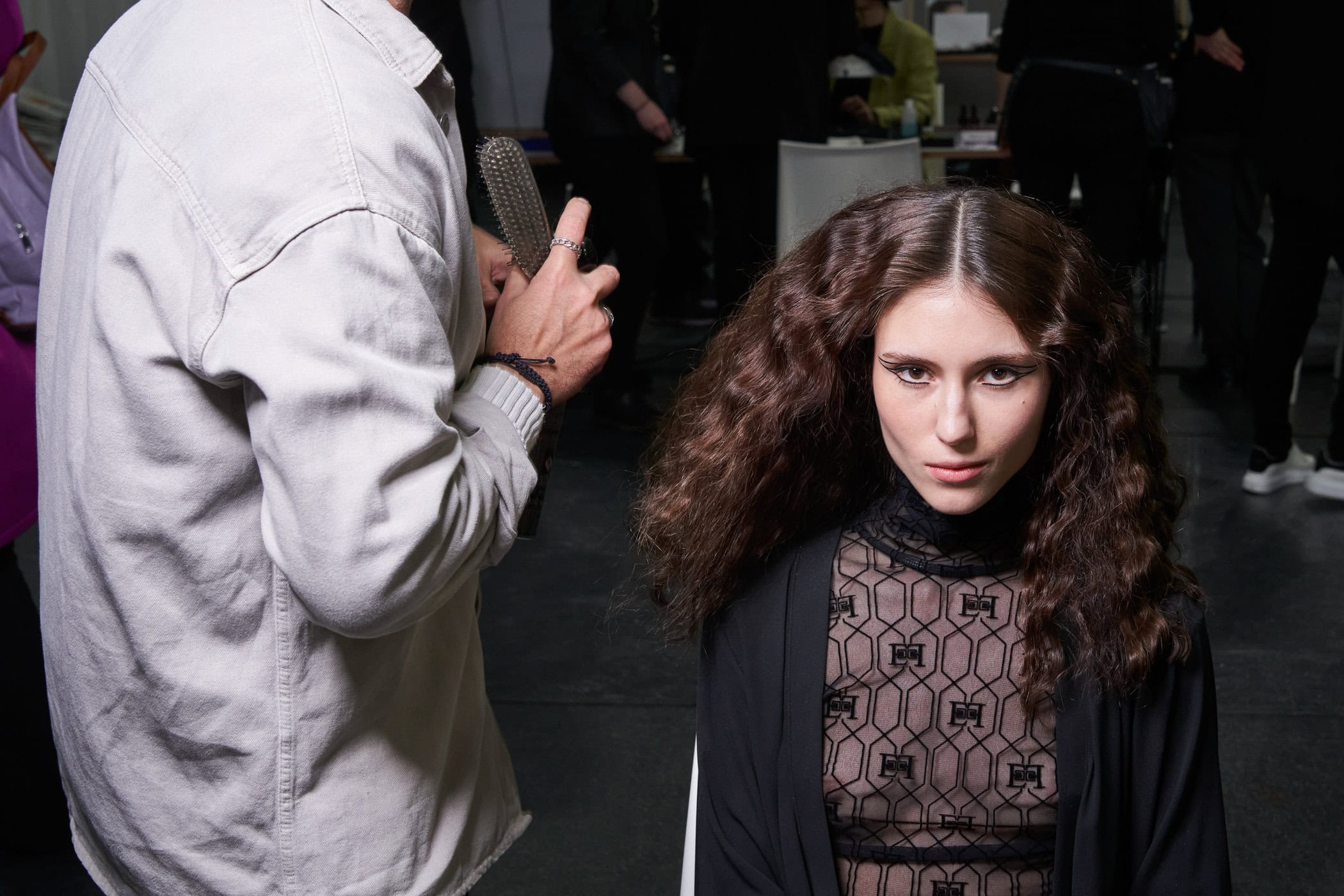 Elisabetta Franchi Fall 2023 Fashion Show Backstage