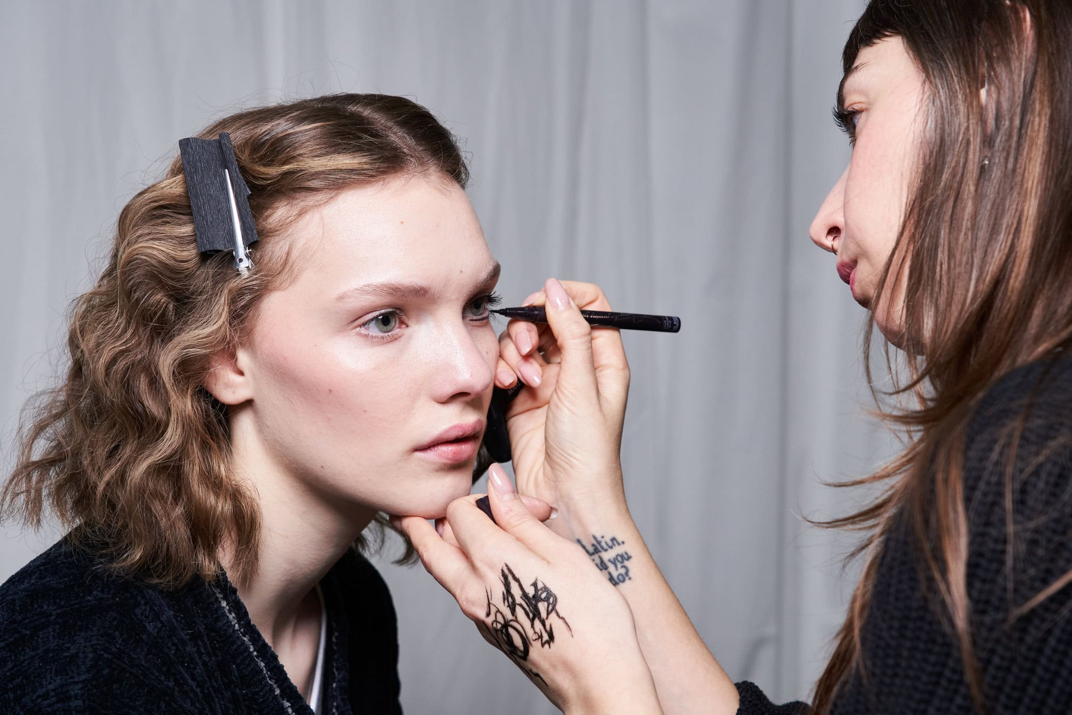 Elisabetta Franchi Fall 2023 Fashion Show Backstage