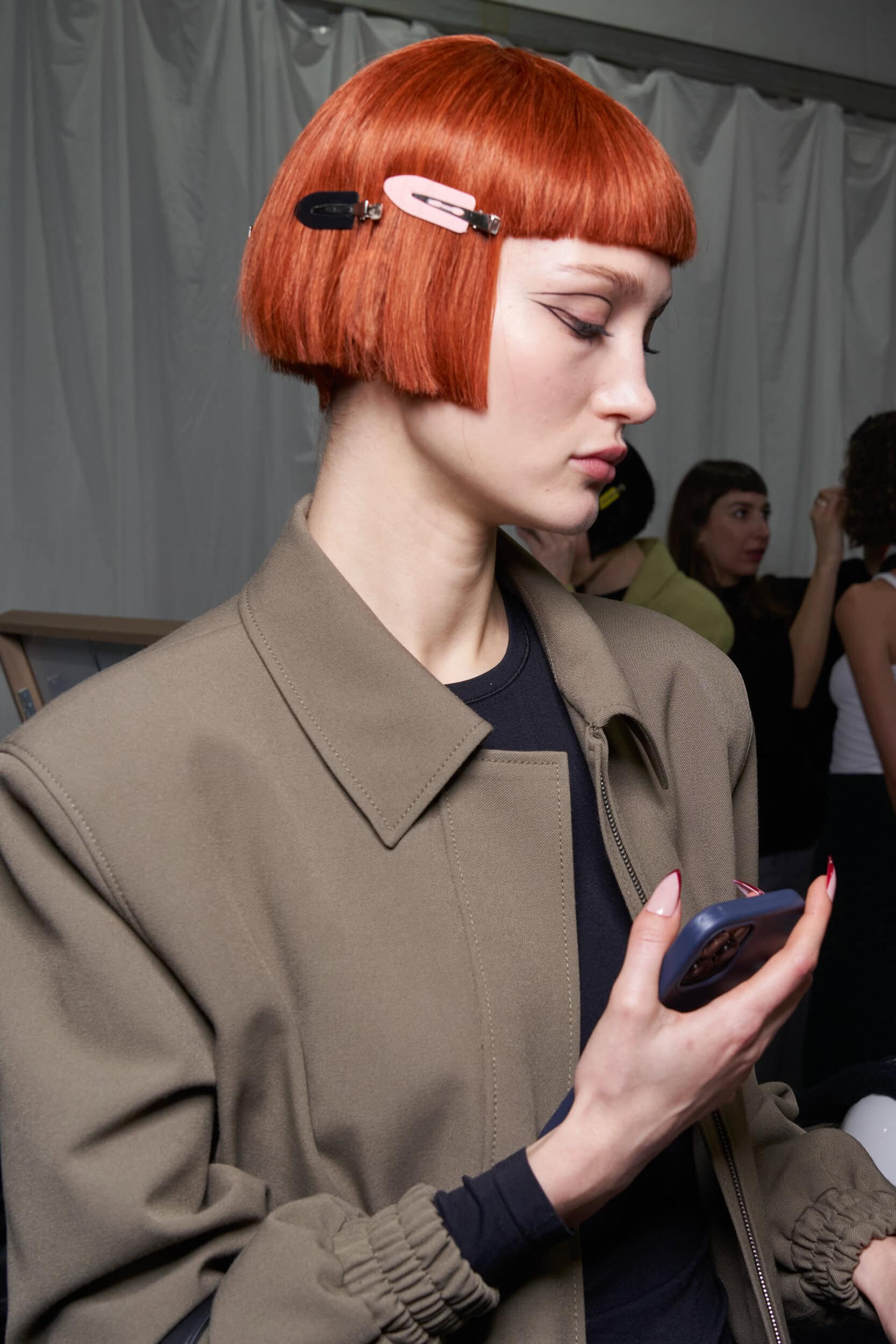 Elisabetta Franchi Fall 2023 Fashion Show Backstage