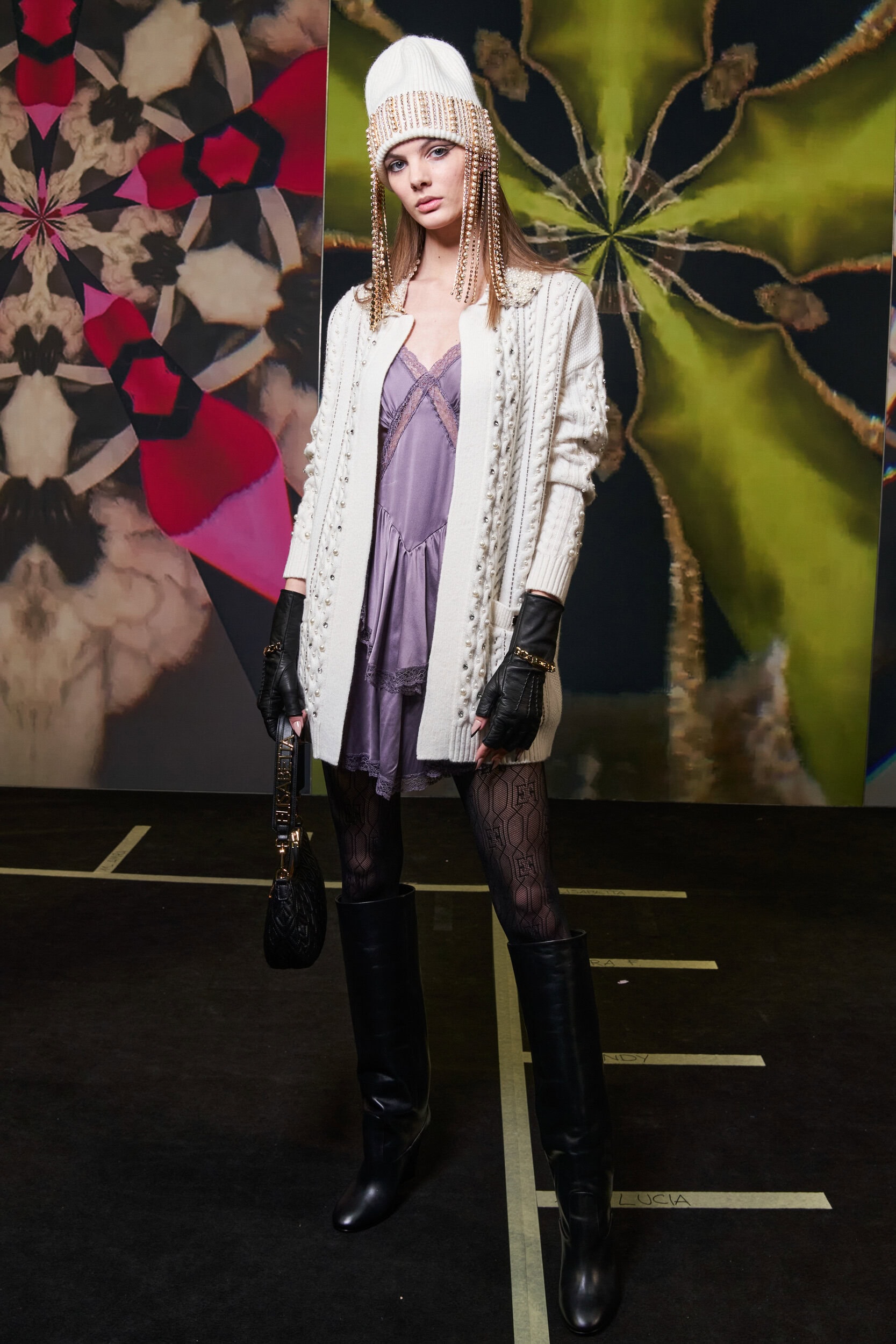Elisabetta Franchi Fall 2023 Fashion Show Backstage