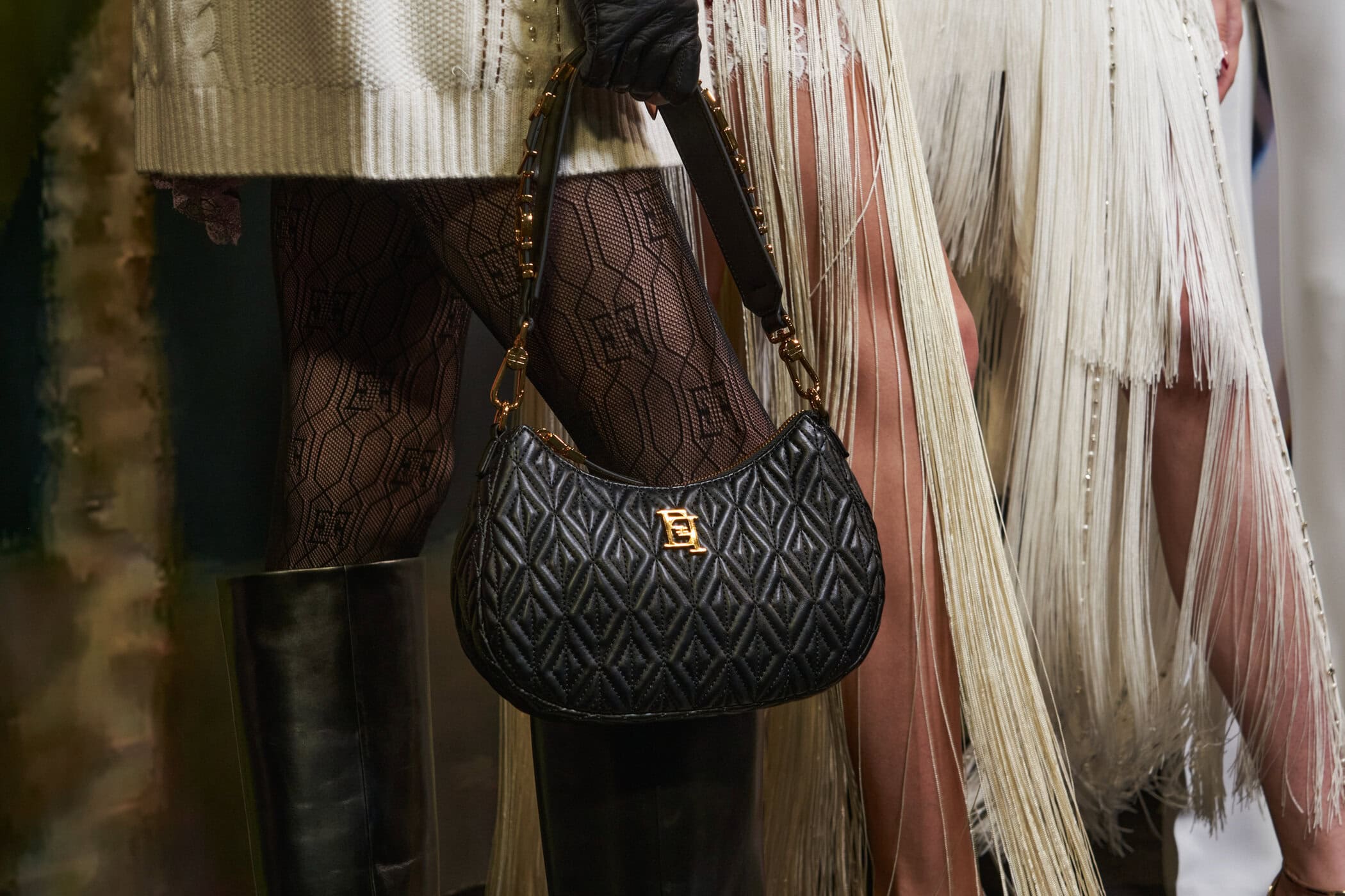 Elisabetta Franchi Fall 2023 Fashion Show Backstage