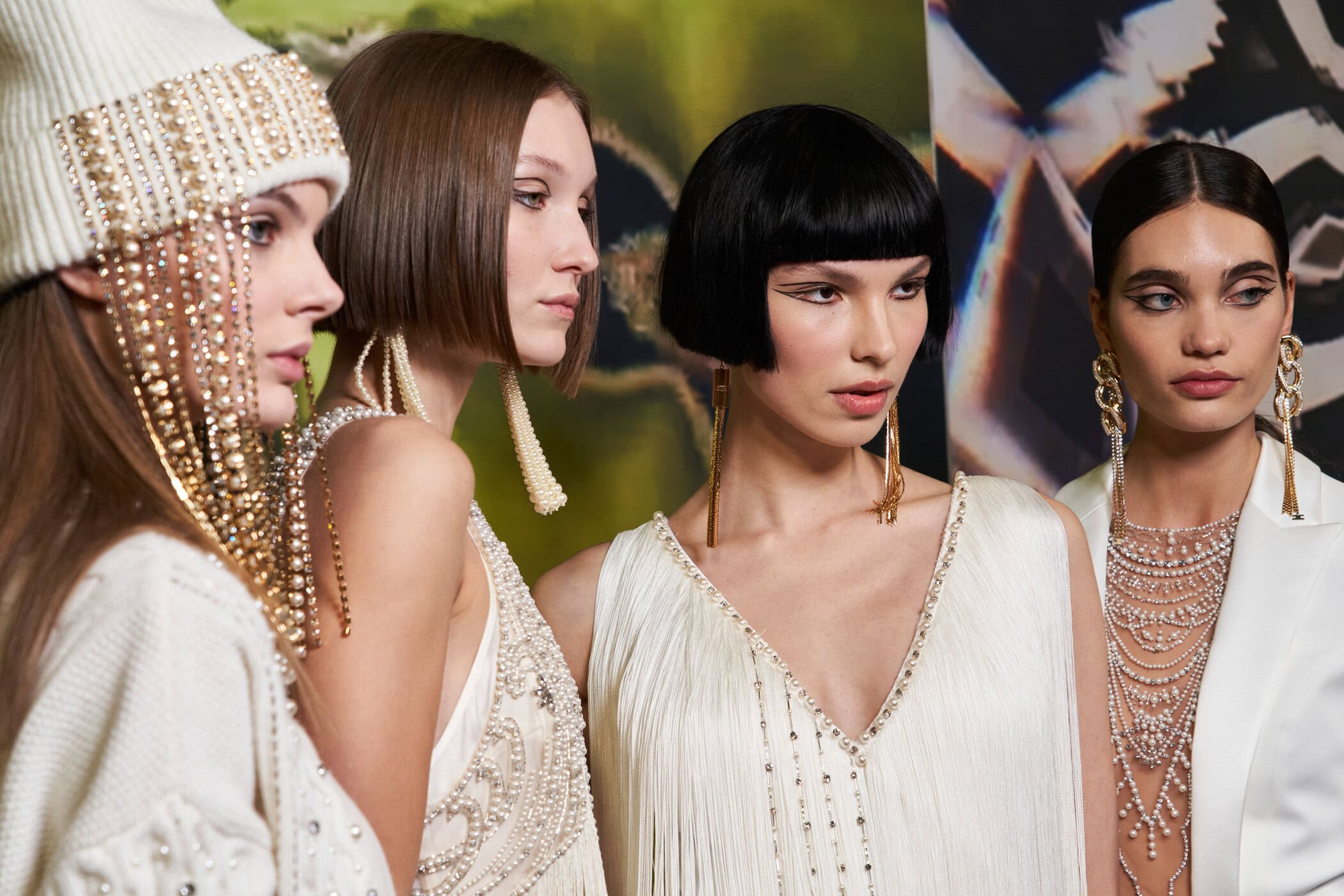 Elisabetta Franchi Fall 2023 Fashion Show Backstage