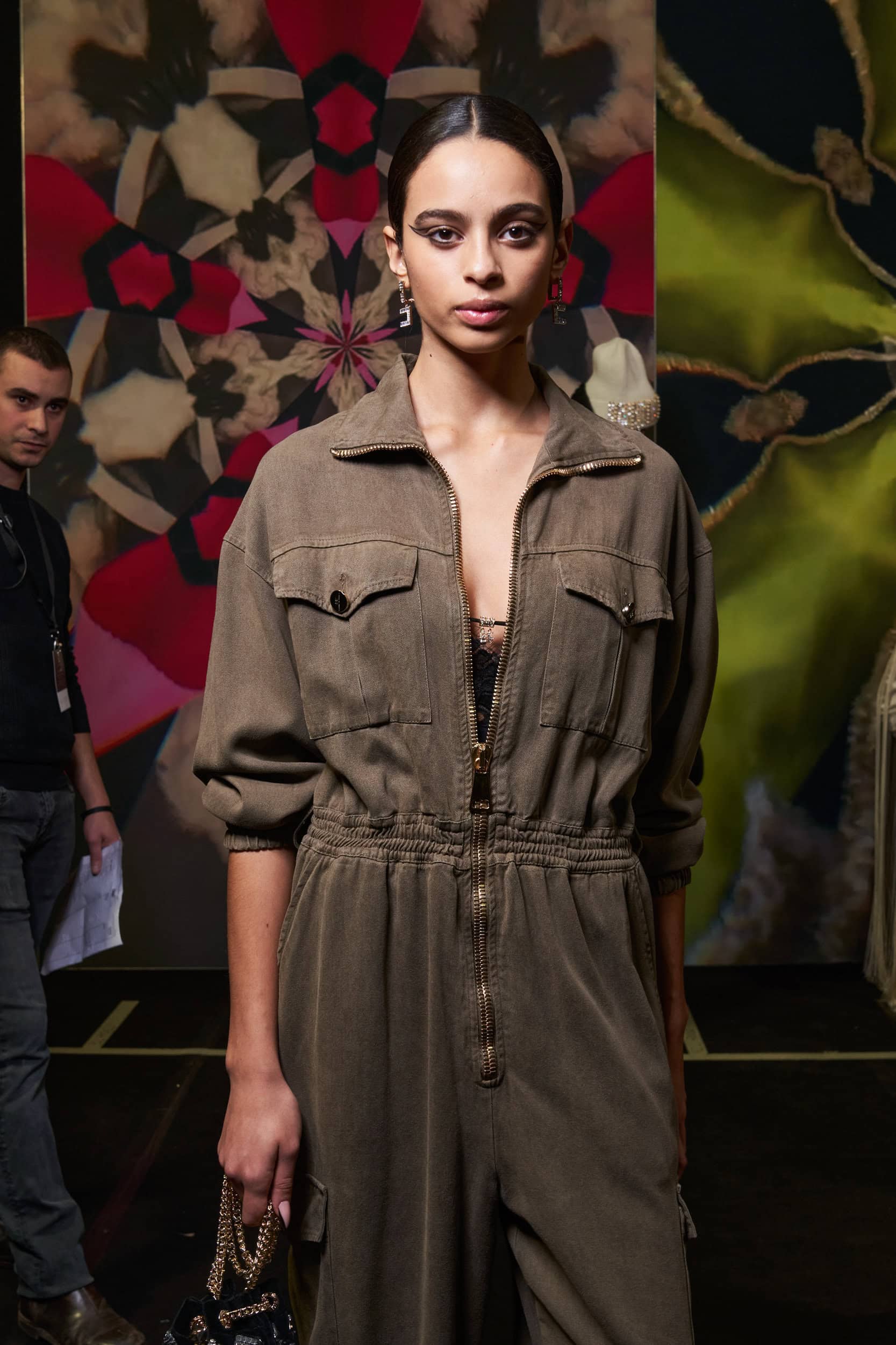 Elisabetta Franchi Fall 2023 Fashion Show Backstage