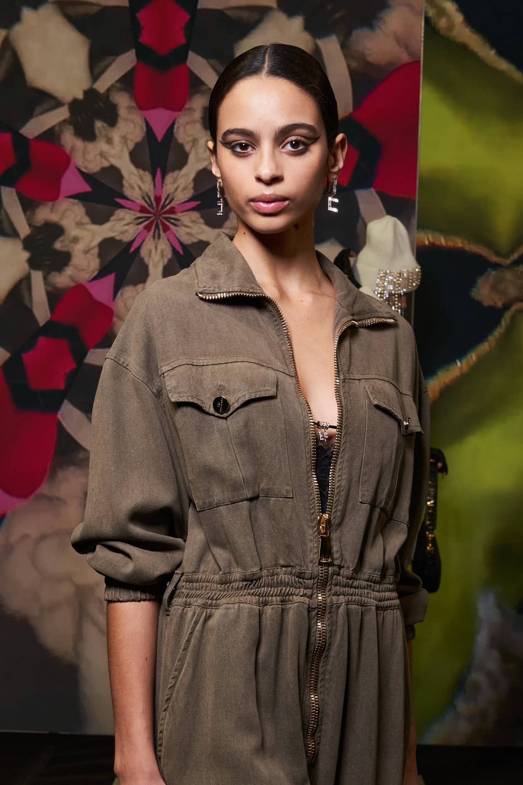Elisabetta Franchi Fall 2023 Fashion Show Backstage
