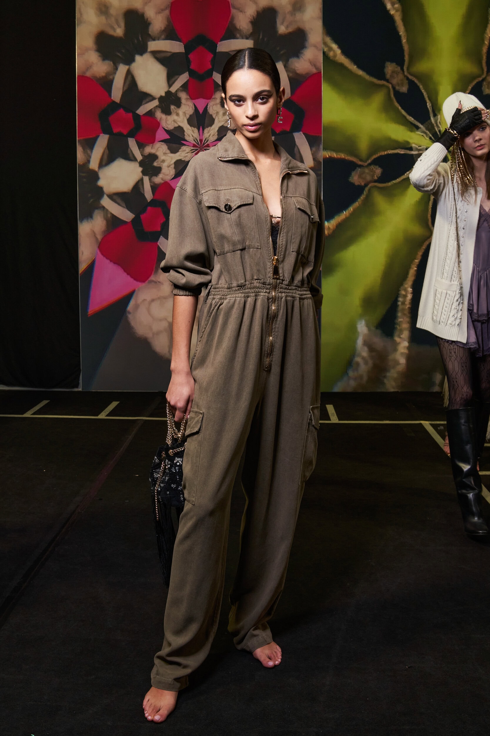 Elisabetta Franchi Fall 2023 Fashion Show Backstage