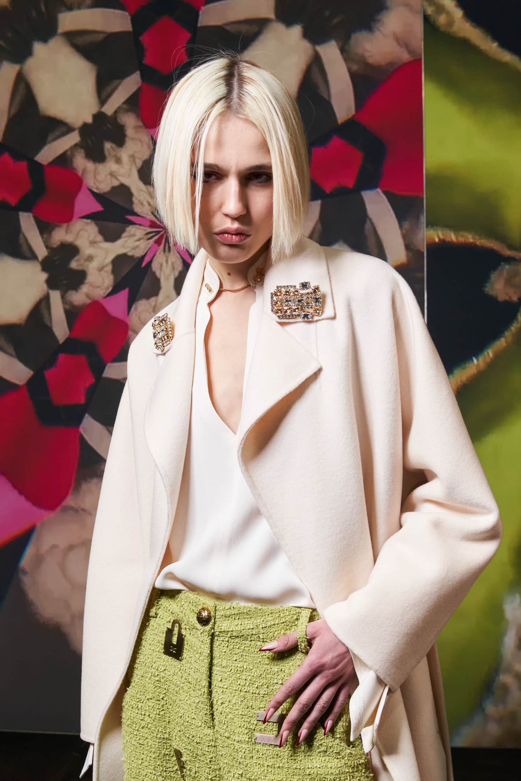 Elisabetta Franchi Fall 2023 Fashion Show Backstage