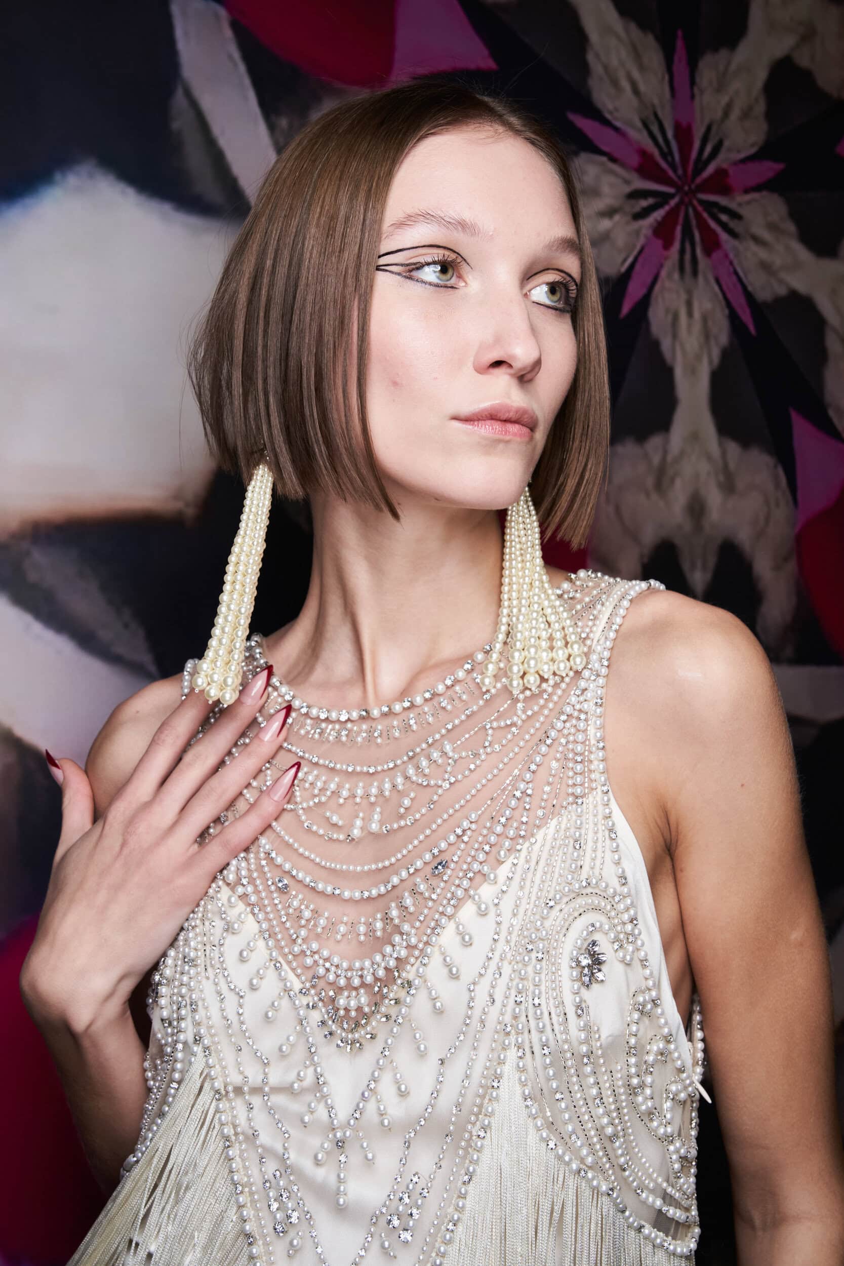 Elisabetta Franchi Fall 2023 Fashion Show Backstage