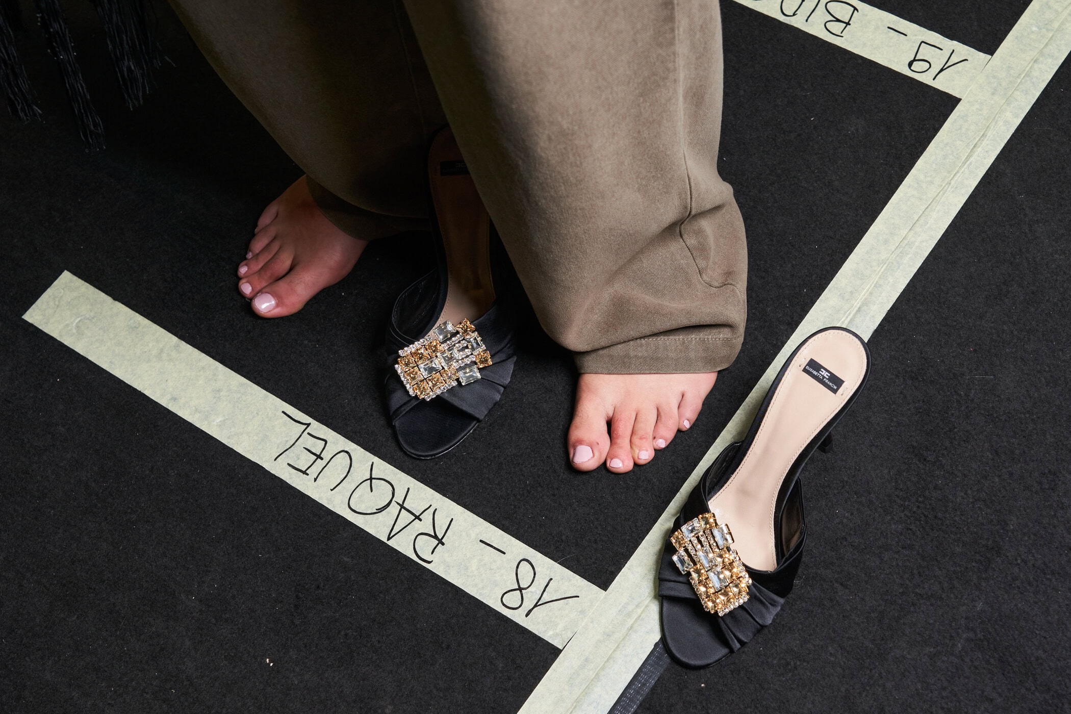 Elisabetta Franchi Fall 2023 Fashion Show Backstage
